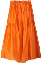 【ブラミンク/BLAMINK】のシルクギャザースカート 人気、トレンドファッション・服の通販 founy(ファニー) ファッション Fashion レディースファッション Fashion for Women スカート Skirts エレガント 上品 Elegant ギャザー Gathered, Ruffled シアー Sheer, See-Through スウェット / スエット Sweatshirt, Sweatwear ヘムライン Hemline, Bottom Cut 新作・新入荷 New Arrivals / New In thumbnail オレンジ|ID: prp329100004768259 ipo3291000000034535646
