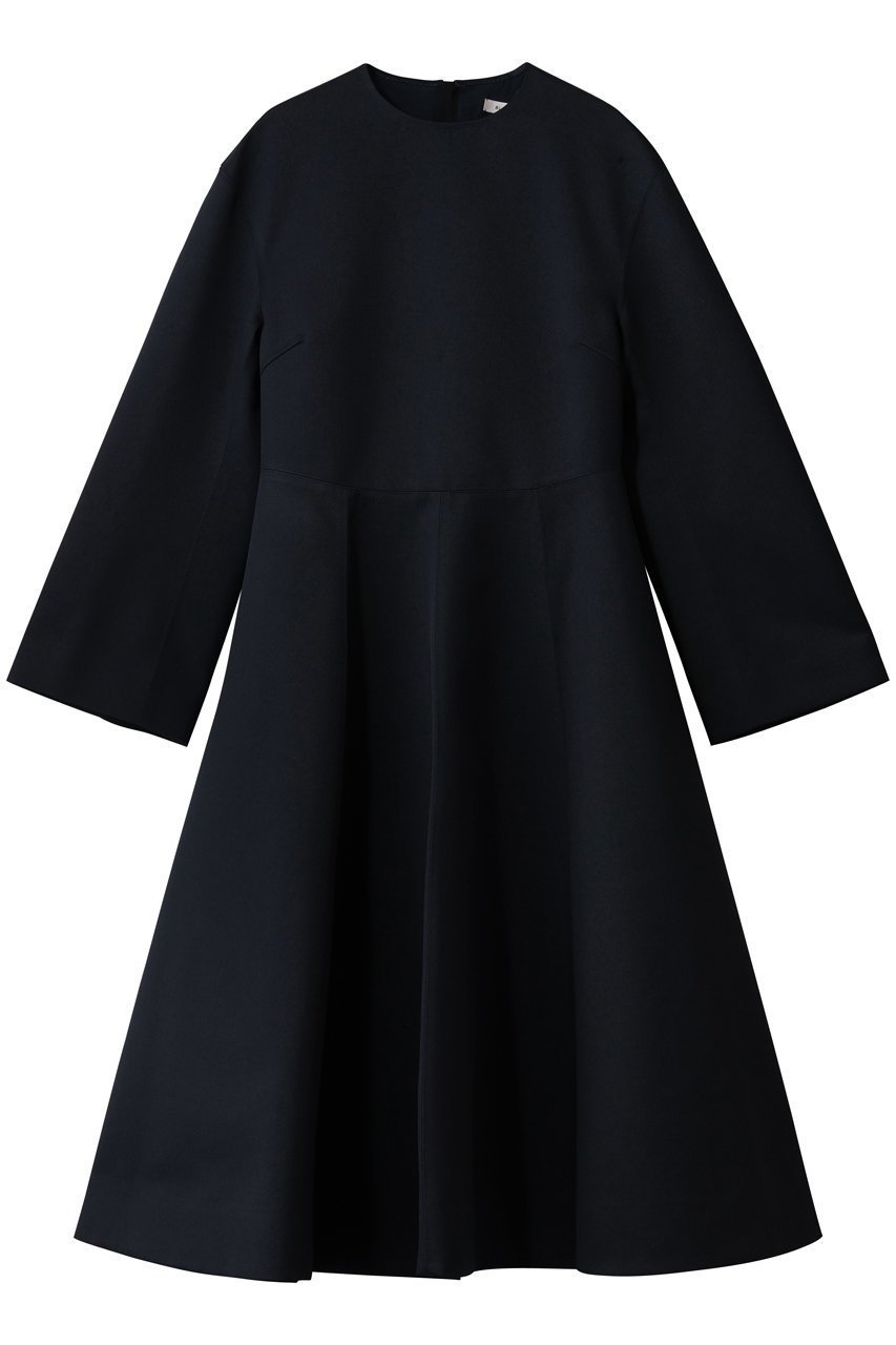 【ブラミンク/BLAMINK】のロングスリーブドレス インテリア・キッズ・メンズ・レディースファッション・服の通販 founy(ファニー) 　ファッション　Fashion　レディースファッション　Fashion for Women　ワンピース　Dresses　フォーマル・パーティードレス・結婚式用ドレス　Elegant & Casual Dresses　チュニック　Tunic Tops & Dresses　クラシカル　Classical, Vintage-Inspired　シェイプ　Shape, Slim Fit　スリーブ　Sleeve, Long Sleeve / Short Sleeve　チュニック　Tunic, Long Top　ドレス　Dress, One-Piece　パーティ　Party, Party Style　フォルム　Silhouette, Form　フレア　Flare, Flared　エレガント 上品　Elegant　新作・新入荷　New Arrivals / New In　ネイビー|ID: prp329100004768264 ipo3291000000034535674