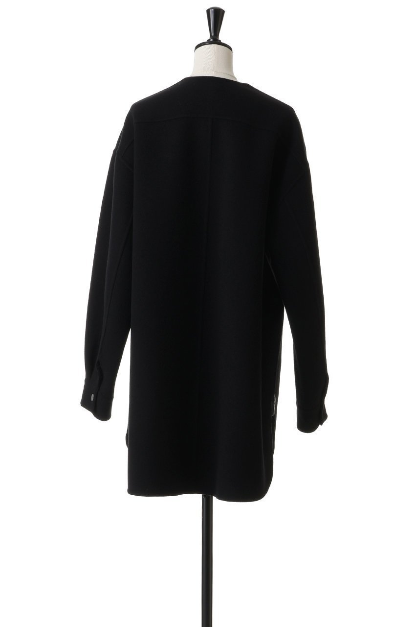 【ブラミンク/BLAMINK】のダブルフェイスノーカラーコート 人気、トレンドファッション・服の通販 founy(ファニー) ファッション Fashion レディースファッション Fashion for Women アウター Coat / Outerwear Collection コート・ロングコート・ピーコート Long Coats, Peacoats & More ショート Short, Short Length ダブル Double, Double-Breasted ドット Polka Dot, Dot Pattern フェイス Face, Facial Design 新作・新入荷 New Arrivals / New In A/W・秋冬 Autumn/Winter other-4|ID: prp329100004768267 ipo3291000000034535697