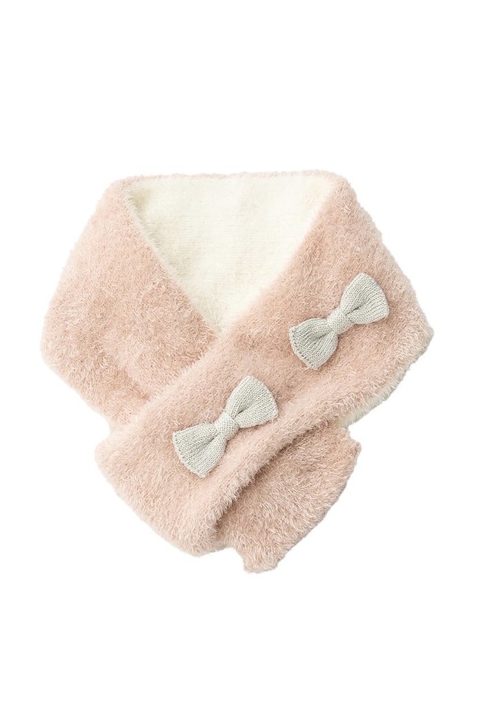 【ポプキンズ/POMPKINS / KIDS】の【KIDS】フェザーモールマフラー インテリア・キッズ・メンズ・レディースファッション・服の通販 founy(ファニー) https://founy.com/ ファッション Fashion キッズファッション Fashion for Kids フェザー Feather, Feather Detail マフラー Scarf, Muffler リボン Ribbon, Bow 冬 Winter / This Winter |ID: prp329100004768276 ipo3291000000036192092