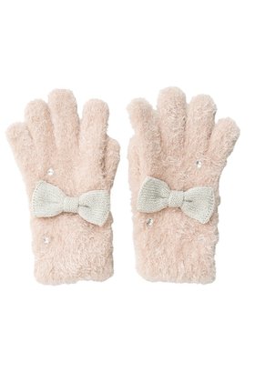 【ポプキンズ/POMPKINS / KIDS】 【KIDS】フェザーモール手袋人気、トレンドファッション・服の通販 founy(ファニー) ファッション Fashion キッズファッション Fashion for Kids ビジュー Bijou, Jewel-like Accent フィット Fit, Slim Fit フェザー Feather, Feather Detail リボン Ribbon, Bow 冬 Winter / This Winter 新作・新入荷 New Arrivals / New In |ID:prp329100004768277