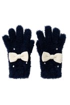 【ポプキンズ/POMPKINS / KIDS】の【KIDS】フェザーモール手袋 ネイビー|ID: prp329100004768277 ipo3291000000036236733