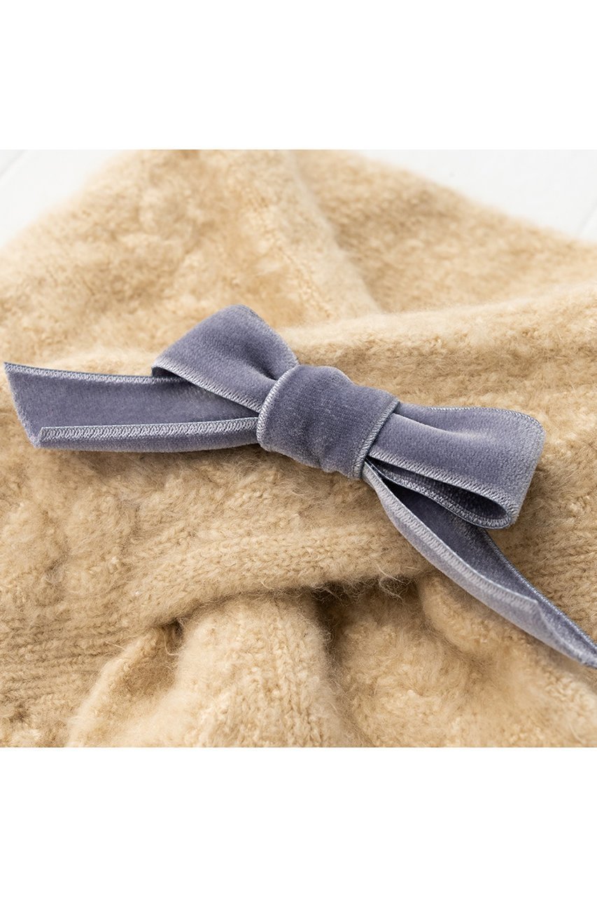 【ポプキンズ/POMPKINS / KIDS】の【KIDS】リボン付きマフラー 人気、トレンドファッション・服の通販 founy(ファニー) 　ファッション　Fashion　キッズファッション　Fashion for Kids　マフラー　Scarf, Muffler　リボン　Ribbon, Bow　エレガント 上品　Elegant　冬　Winter / This Winter　other-4|ID: prp329100004768278 ipo3291000000036192107