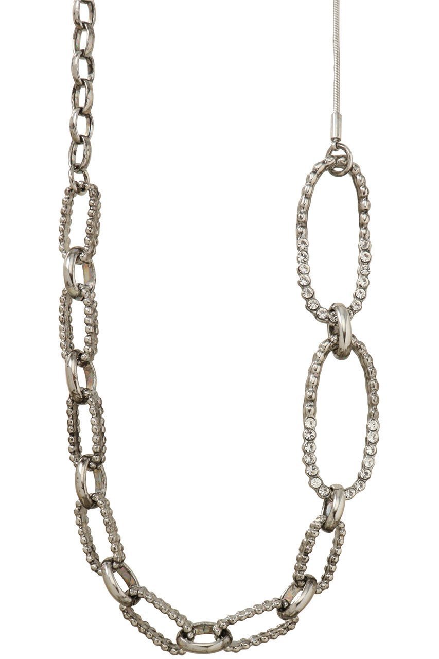 【アデル ビジュー/ADER bijoux】のCUTSTEEL sparkle ショートネックレス インテリア・キッズ・メンズ・レディースファッション・服の通販 founy(ファニー) 　ファッション　Fashion　レディースファッション　Fashion for Women　ジュエリー　Jewelry　ネックレス　Necklaces & Pendants　ショート　Short, Short Length　シンプル　Simple, Minimal　スタイリッシュ　Stylish, Fashionable　チェーン　Chain, Chain Strap　デコルテ　Décolleté, Neckline　ネックレス　Necklace, Pendant Necklace　モチーフ　Motif, Design Theme　新作・新入荷　New Arrivals / New In　シルバー|ID: prp329100004769219 ipo3291000000034543616