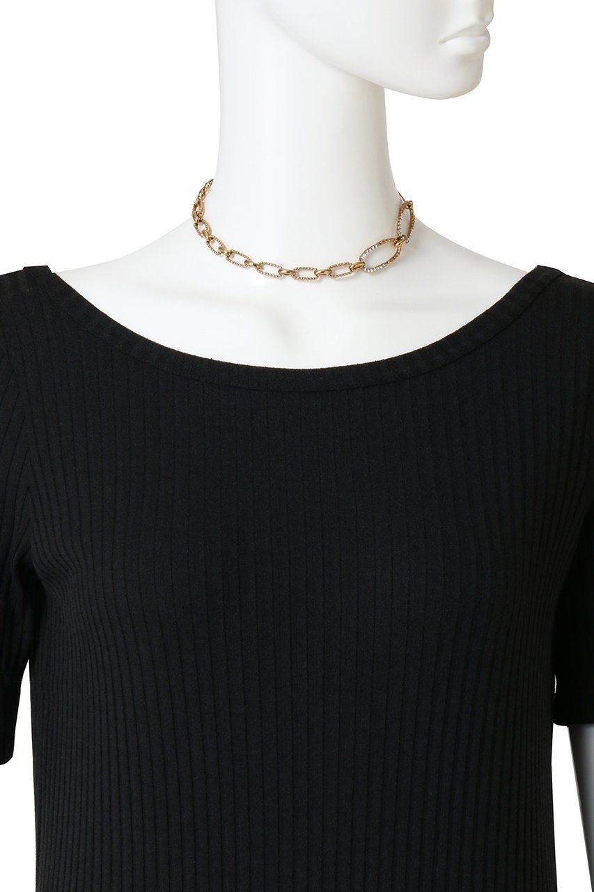 【アデル ビジュー/ADER bijoux】のCUTSTEEL sparkle ショートネックレス 人気、トレンドファッション・服の通販 founy(ファニー) 　ファッション　Fashion　レディースファッション　Fashion for Women　ジュエリー　Jewelry　ネックレス　Necklaces & Pendants　ショート　Short, Short Length　シンプル　Simple, Minimal　スタイリッシュ　Stylish, Fashionable　チェーン　Chain, Chain Strap　デコルテ　Décolleté, Neckline　ネックレス　Necklace, Pendant Necklace　モチーフ　Motif, Design Theme　新作・新入荷　New Arrivals / New In　other-2|ID: prp329100004769219 ipo3291000000034543617