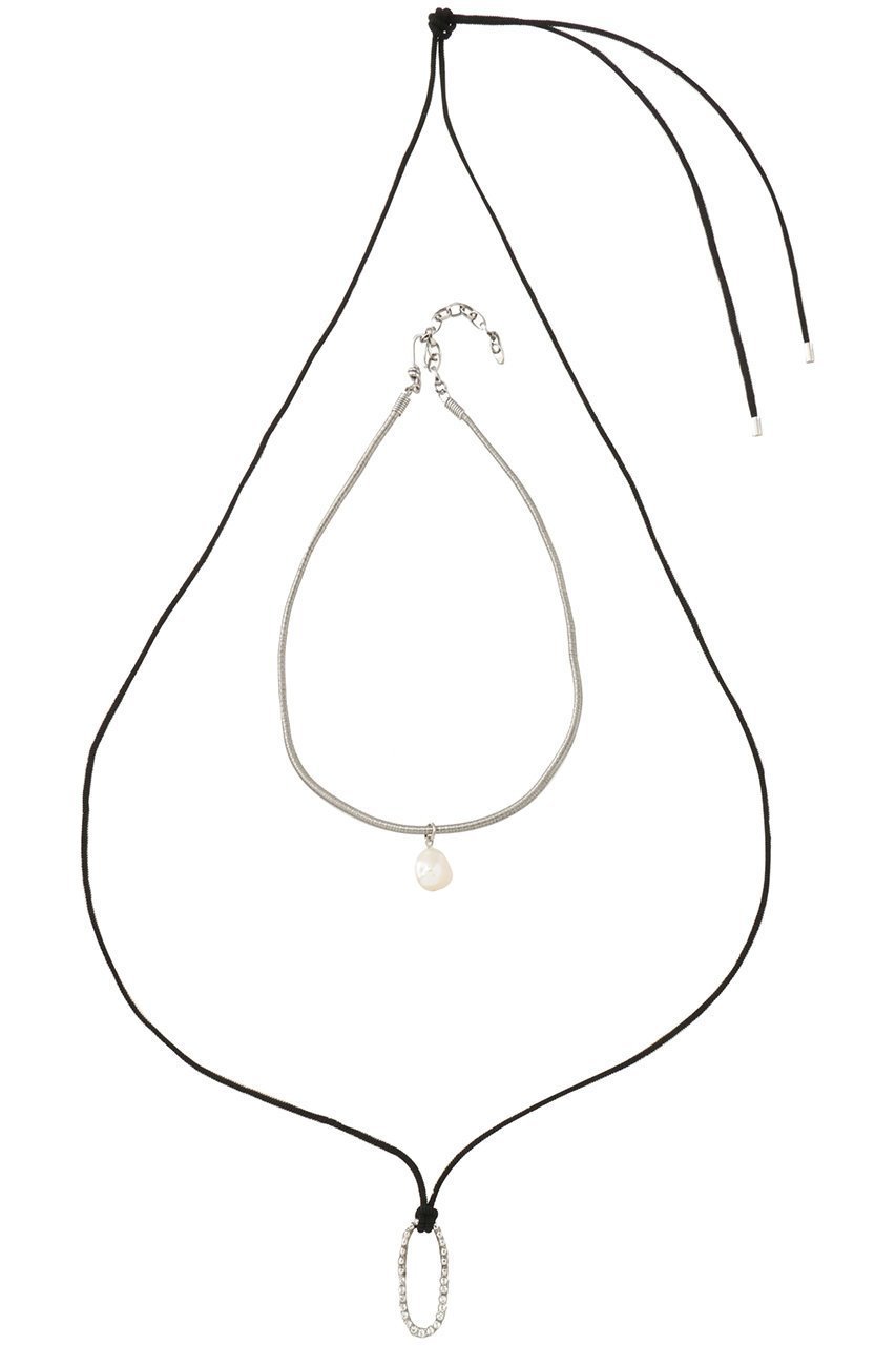 【アデル ビジュー/ADER bijoux】のCUTSTEEL sparkle チョーカー/ペンダント インテリア・キッズ・メンズ・レディースファッション・服の通販 founy(ファニー) ファッション Fashion レディースファッション Fashion for Women ジュエリー Jewelry ネックレス Necklaces & Pendants イタリア Italy ガラス Glass, Glassware クリスタル Crystal, Swarovski ショート Short, Short Length チェーン Chain, Chain Strap ネックレス Necklace, Pendant Necklace パーティ Party, Party Style パール Pearl, Pearl Accent モチーフ Motif, Design Theme シルバー|ID: prp329100004769222 ipo3291000000035771797