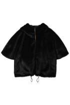 【ジェイドット/j.】のミンクタッチファー フードブルゾン ブラック|ID: prp329100004769223 ipo3291000000034543643