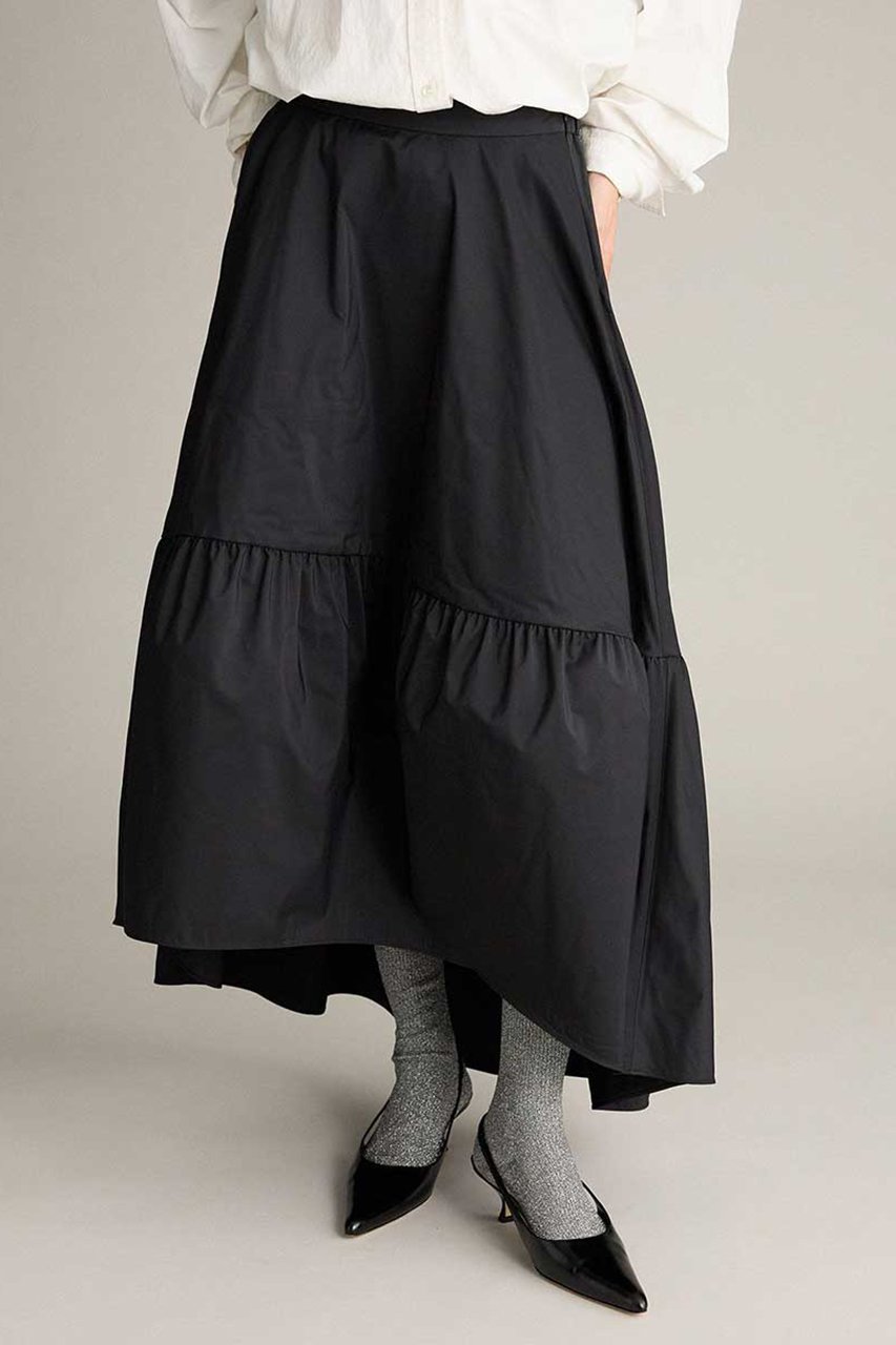 【ブリル/BRILL】のバルーンキリカエスカート インテリア・キッズ・メンズ・レディースファッション・服の通販 founy(ファニー) ファッション Fashion レディースファッション Fashion for Women スカート Skirts ロングスカート Long Skirts / Maxi & Midi Skirts ギャザー Gathered, Ruffled タフタ Taffeta, Structured Fabric ダブル Double, Double-Breasted ロング Long, Long-Length ブラック|ID: prp329100004769224 ipo3291000000035626344