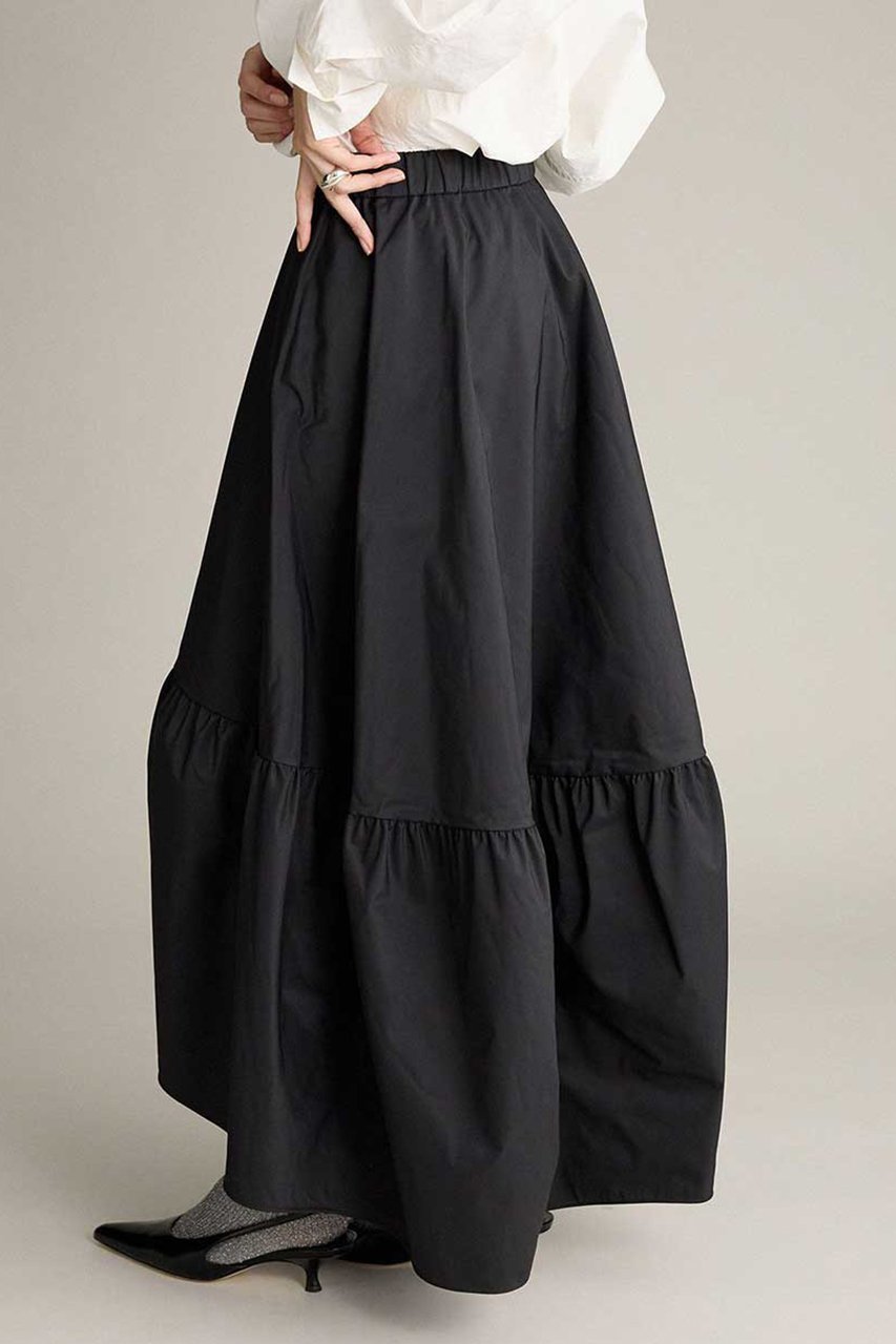 【ブリル/BRILL】のバルーンキリカエスカート 人気、トレンドファッション・服の通販 founy(ファニー) 　ファッション　Fashion　レディースファッション　Fashion for Women　スカート　Skirts　ロングスカート　Long Skirts / Maxi & Midi Skirts　ギャザー　Gathered, Ruffled　タフタ　Taffeta, Structured Fabric　ダブル　Double, Double-Breasted　ロング　Long, Long-Length　other-3|ID: prp329100004769224 ipo3291000000036503217