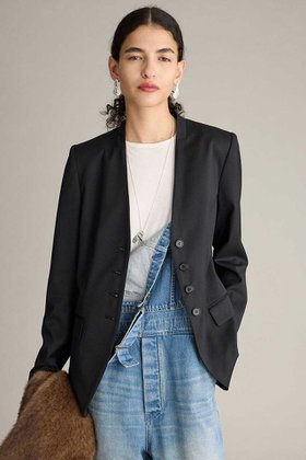 【ブリル/BRILL】 ウールノーカラージャケット人気、トレンドファッション・服の通販 founy(ファニー) ファッション Fashion レディースファッション Fashion for Women アウター Coat / Outerwear Collection レディースジャケット・軽アウター Jackets ノーカラージャケット / シンプル上品コーデ Collarless Jackets おすすめ Recommended / Our Picks シンプル Simple, Minimal ジャケット Jacket, Outerwear ストレッチ Stretch, Stretchy Fabric ツイル Twist, Twisted Detail エレガント 上品 Elegant 人気 Popular, Best Seller 新作・新入荷 New Arrivals / New In |ID:prp329100004769225