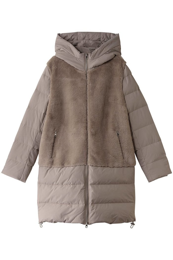 【リナージオ/LIGNAGGIO】のミンク風ダウンコート フード付き インテリア・キッズ・メンズ・レディースファッション・服の通販 founy(ファニー) https://founy.com/ ファッション Fashion レディースファッション Fashion for Women アウター Coat / Outerwear Collection コート・ロングコート・ピーコート Long Coats, Peacoats & More ダウンジャケット・軽量ダウン Warm & Lightweight Down Jackets エレガント 上品 Elegant ダウン Down, Puffer ドローコード Drawcord, Drawstring Cord ファブリック Fabric, Textile 再入荷 Restock / Back in Stock 冬 Winter / This Winter |ID: prp329100004769226 ipo3291000000034543669