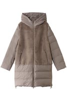 【リナージオ/LIGNAGGIO】のミンク風ダウンコート フード付き 人気、トレンドファッション・服の通販 founy(ファニー) ファッション Fashion レディースファッション Fashion for Women アウター Coat / Outerwear Collection コート・ロングコート・ピーコート Long Coats, Peacoats & More ダウンジャケット・軽量ダウン Warm & Lightweight Down Jackets エレガント 上品 Elegant ダウン Down, Puffer ドローコード Drawcord, Drawstring Cord ファブリック Fabric, Textile 再入荷 Restock / Back in Stock 冬 Winter / This Winter |ID:prp329100004769226