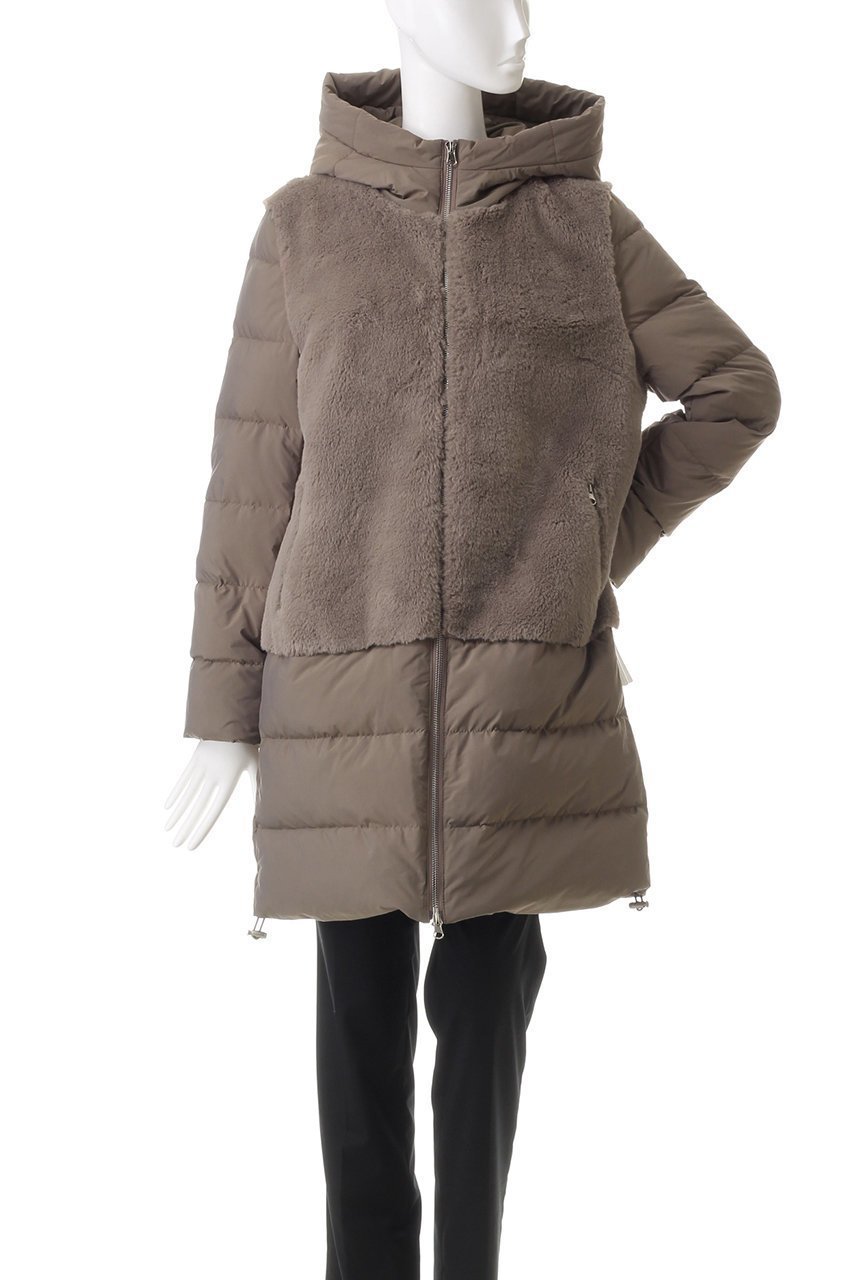 【リナージオ/LIGNAGGIO】のミンク風ダウンコート フード付き 人気、トレンドファッション・服の通販 founy(ファニー) ファッション Fashion レディースファッション Fashion for Women アウター Coat / Outerwear Collection コート・ロングコート・ピーコート Long Coats, Peacoats & More ダウンジャケット・軽量ダウン Warm & Lightweight Down Jackets エレガント 上品 Elegant ダウン Down, Puffer ドローコード Drawcord, Drawstring Cord ファブリック Fabric, Textile 再入荷 Restock / Back in Stock 冬 Winter / This Winter other-2|ID: prp329100004769226 ipo3291000000034543673