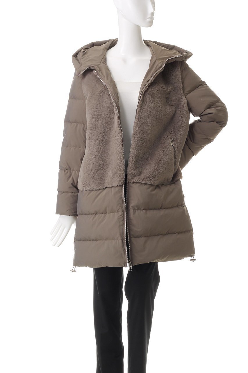 【リナージオ/LIGNAGGIO】のミンク風ダウンコート フード付き 人気、トレンドファッション・服の通販 founy(ファニー) ファッション Fashion レディースファッション Fashion for Women アウター Coat / Outerwear Collection コート・ロングコート・ピーコート Long Coats, Peacoats & More ダウンジャケット・軽量ダウン Warm & Lightweight Down Jackets エレガント 上品 Elegant ダウン Down, Puffer ドローコード Drawcord, Drawstring Cord ファブリック Fabric, Textile 再入荷 Restock / Back in Stock 冬 Winter / This Winter other-7|ID: prp329100004769226 ipo3291000000034543678