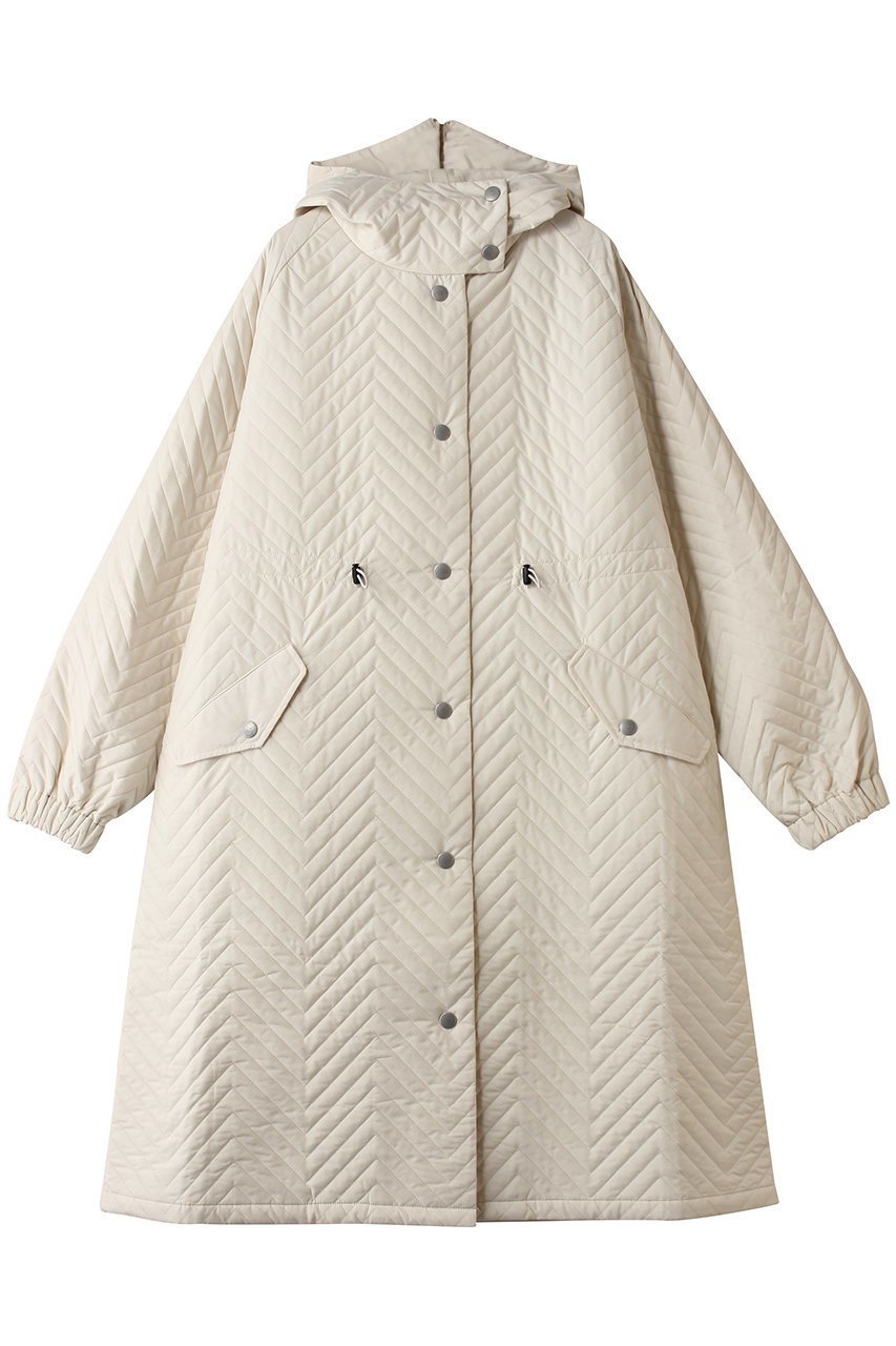 【ジュリエ/Julier】のsoronaキルティングロングコート インテリア・キッズ・メンズ・レディースファッション・服の通販 founy(ファニー) 　ファッション　Fashion　レディースファッション　Fashion for Women　アウター　Coat / Outerwear Collection　コート・ロングコート・ピーコート　Long Coats, Peacoats & More　スポーツウェア　Functional & Stylish Sportswear　スポーツ アウター　Sports Outerwear / Running Jacket / Windbreaker　キルティング　Quilted, Quilting　ジップ　Zip, Zipper　スポーツ　Sports, Activewear　ロング　Long, Long-Length　再入荷　Restock / Back in Stock　エクリュ|ID: prp329100004769227 ipo3291000000035771857