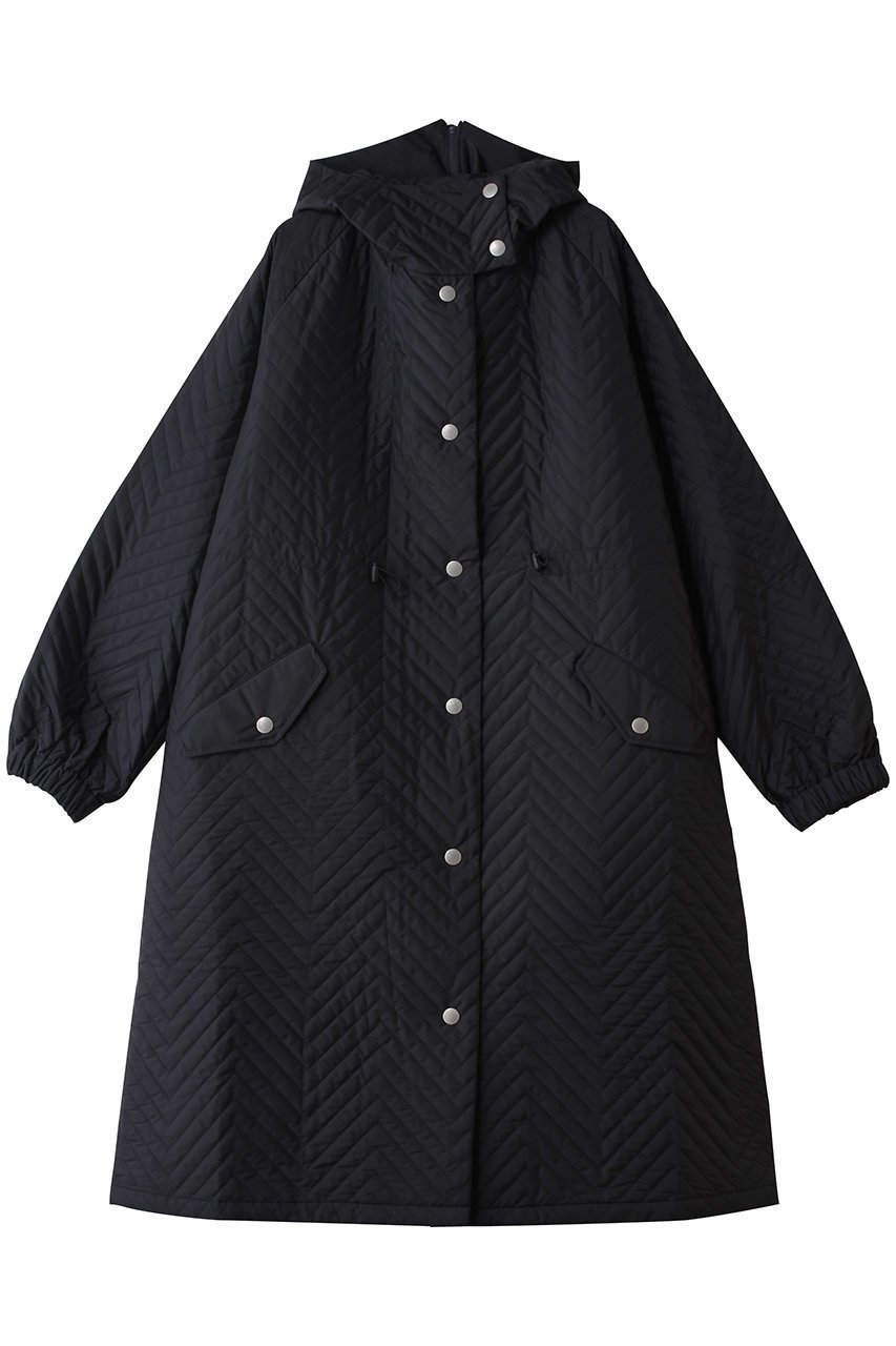 【ジュリエ/Julier】のsoronaキルティングロングコート インテリア・キッズ・メンズ・レディースファッション・服の通販 founy(ファニー) 　ファッション　Fashion　レディースファッション　Fashion for Women　アウター　Coat / Outerwear Collection　コート・ロングコート・ピーコート　Long Coats, Peacoats & More　スポーツウェア　Functional & Stylish Sportswear　スポーツ アウター　Sports Outerwear / Running Jacket / Windbreaker　キルティング　Quilted, Quilting　ジップ　Zip, Zipper　スポーツ　Sports, Activewear　ロング　Long, Long-Length　再入荷　Restock / Back in Stock　ネイビー|ID: prp329100004769227 ipo3291000000035771860