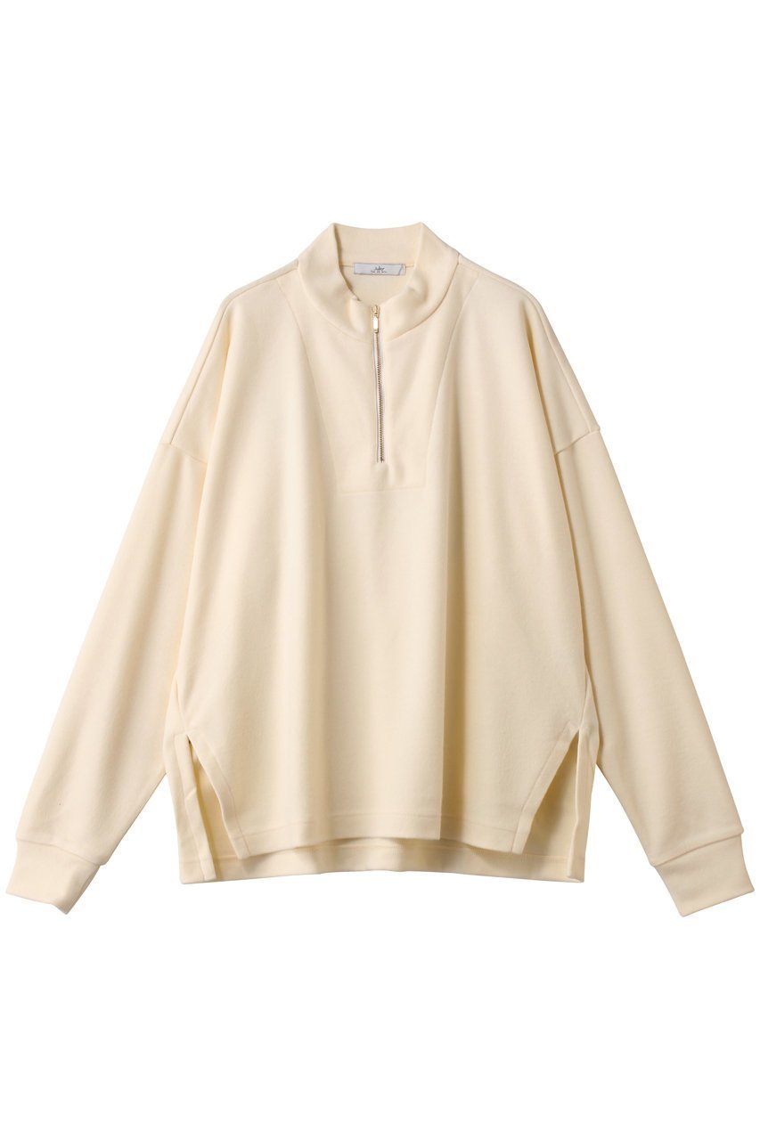 【ジュリエ/Julier】のブラッシュメルトンプルオーバー 人気、トレンドファッション・服の通販 founy(ファニー) 　ファッション　Fashion　レディースファッション　Fashion for Women　トップス・カットソー　Cut & Sew Tops　カジュアルプルオーバー・ニットトップス　Pullovers & Knit Tops / Casual Pullovers　スポーツウェア　Functional & Stylish Sportswear　スポーツ トップス　Athletic Tops / Workout Tops / Training Shirts　スポーツ　Sports, Activewear　スリット　Slit, Slit Detail　スリーブ　Sleeve, Long Sleeve / Short Sleeve　メルトン　Melton, Heavy Wool　ロング　Long, Long-Length　新作・新入荷　New Arrivals / New In　A/W・秋冬　Autumn/Winter　 other-1|ID: prp329100004769228 ipo3291000000034543691