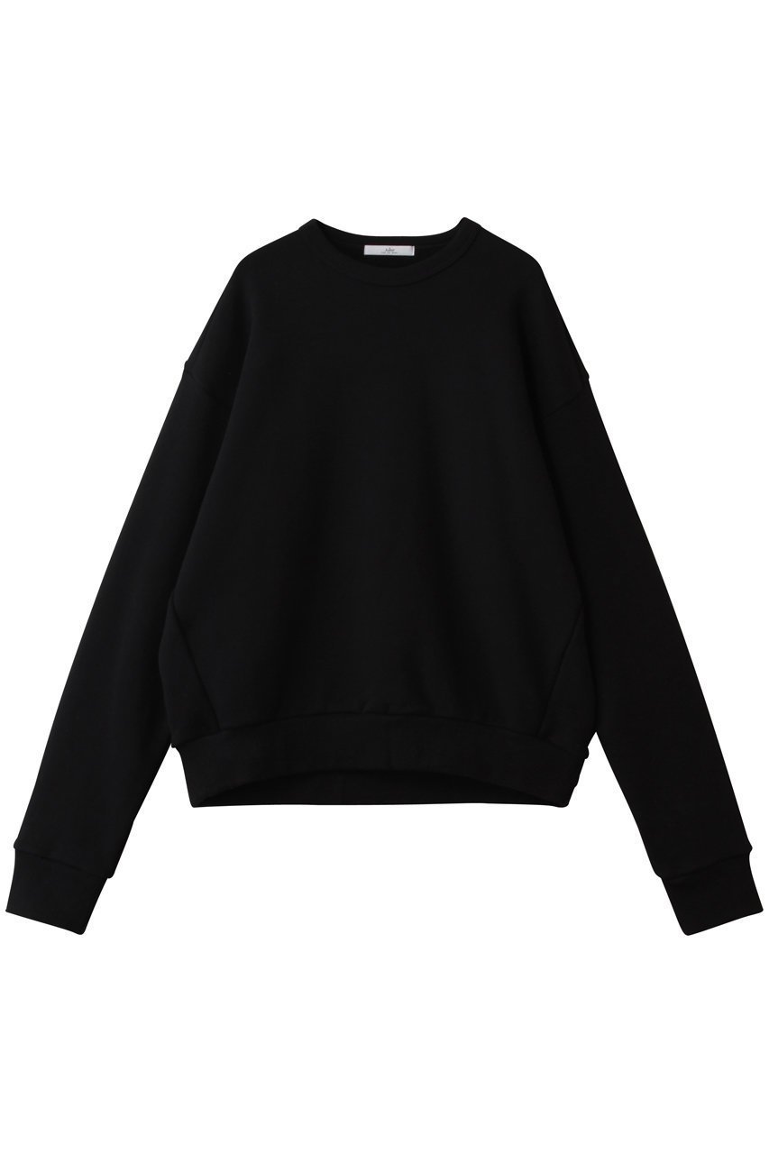 【ジュリエ/Julier】の裏毛スウェットプルオーバー インテリア・キッズ・メンズ・レディースファッション・服の通販 founy(ファニー) ファッション Fashion レディースファッション Fashion for Women トップス・カットソー Cut & Sew Tops レディースパーカー・カジュアルフーディー Casual Hoodies & Sweatshirts カジュアルプルオーバー・ニットトップス Pullovers & Knit Tops / Casual Pullovers スウェット・クルーネックトップス Sweatshirts & Crewnecks / Relaxed Fit Sweat Tops スポーツウェア Functional & Stylish Sportswear スポーツ トップス Athletic Tops / Workout Tops / Training Shirts ショルダー Shoulder, Shoulder Strap シンプル Simple, Minimal スポーツ Sports, Activewear スリーブ Sleeve, Long Sleeve / Short Sleeve ドロップ Drop Shoulder, Dropped Style ロング Long, Long-Length 新作・新入荷 New Arrivals / New In ブラック|ID: prp329100004769229 ipo3291000000034543706