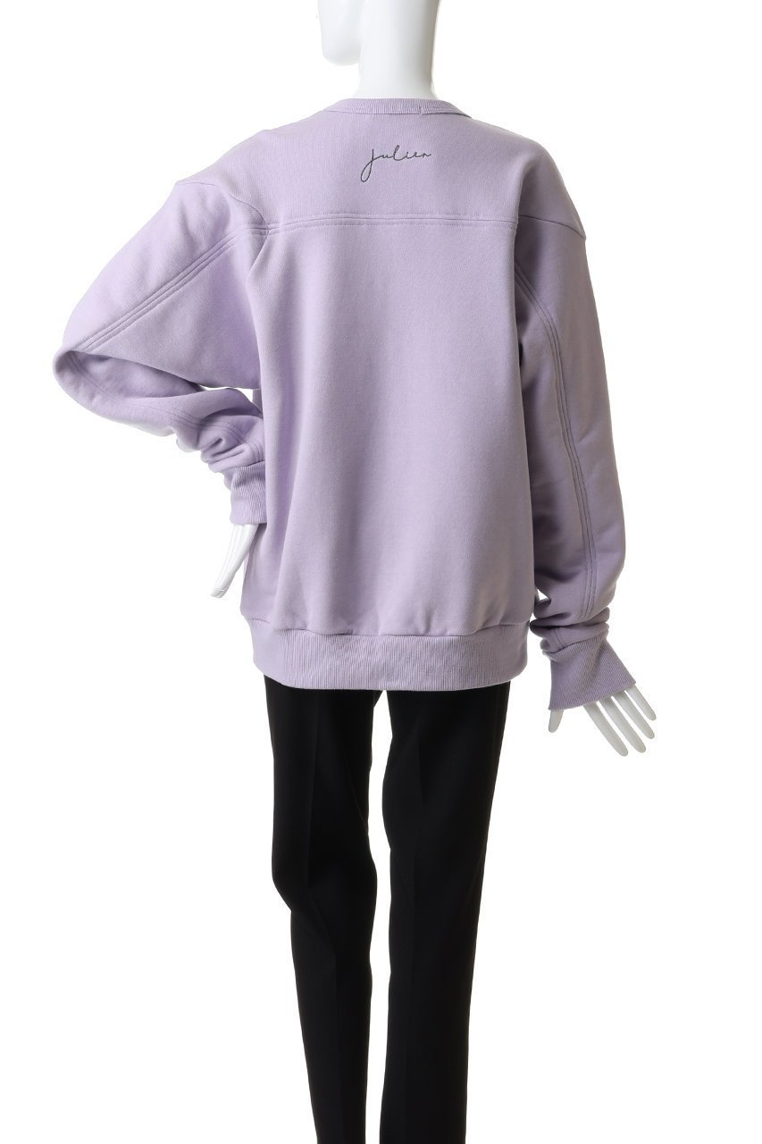 【ジュリエ/Julier】の裏毛スウェットプルオーバー 人気、トレンドファッション・服の通販 founy(ファニー) 　ファッション　Fashion　レディースファッション　Fashion for Women　トップス・カットソー　Cut & Sew Tops　レディースパーカー・カジュアルフーディー　Casual Hoodies & Sweatshirts　カジュアルプルオーバー・ニットトップス　Pullovers & Knit Tops / Casual Pullovers　スウェット・クルーネックトップス　Sweatshirts & Crewnecks / Relaxed Fit Sweat Tops　スポーツウェア　Functional & Stylish Sportswear　スポーツ トップス　Athletic Tops / Workout Tops / Training Shirts　ショルダー　Shoulder, Shoulder Strap　シンプル　Simple, Minimal　スポーツ　Sports, Activewear　スリーブ　Sleeve, Long Sleeve / Short Sleeve　ドロップ　Drop Shoulder, Dropped Style　ロング　Long, Long-Length　other-4|ID: prp329100004769229 ipo3291000000035771894