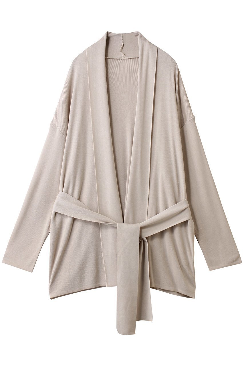 【フートーキョー/Foo Tokyo】の【ウィメンズ】シルクブレンドローブニットカーディガン インテリア・キッズ・メンズ・レディースファッション・服の通販 founy(ファニー) 　ファッション　Fashion　レディースファッション　Fashion for Women　トップス・カットソー　Cut & Sew Tops　ニット　Knit Tops & Sweaters　カーディガン・羽織り　Layered Style Cardigans　シャツ・ブラウス・オフィスカジュアル　Elegant Blouses & Button-Ups　ロングTシャツ・Tシャツ　Longline T-Shirts & Tees　カットソー・ベーシックTシャツ　Cut-and-Sewn Tops / Stretch Tees & Basics　おすすめ　Recommended / Our Picks　なめらか　Smooth, Silky Texture　カーディガン　Cardigan, Knitwear　シルク　Silk, 100% Silk　パジャマ　Pajamas, Sleepwear　リボン　Ribbon, Bow　エクリュ|ID: prp329100004769233 ipo3291000000035668225