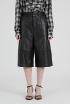 【プランク プロジェクト/PRANK PROJECT】のレザーハーフパンツ / Leather Half Pants 人気、トレンドファッション・服の通販 founy(ファニー) ファッション Fashion レディースファッション Fashion for Women パンツ Pants & Trousers ショートパンツ・ハーフパンツ High-Waisted & Relaxed Shorts ハーフ Half, Half-Length バランス Balance, Style Balance ロング Long, Long-Length エレガント 上品 Elegant 再入荷 Restock / Back in Stock thumbnail BLK(ブラック)|ID: prp329100004769235 ipo3291000000034543753
