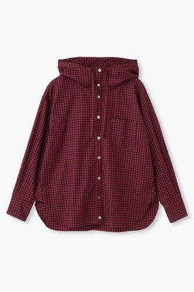 【レリル/lelill】 THE HOODIE SHIRTS / フーディーシャツ人気、トレンドファッション・服の通販 founy(ファニー) ファッション Fashion レディースファッション Fashion for Women トップス・カットソー Cut & Sew Tops シャツ・ブラウス・オフィスカジュアル Elegant Blouses & Button-Ups スリーブ Sleeve, Long Sleeve / Short Sleeve チェック Check, Plaid, Tartan ツイル Twist, Twisted Detail ブロード Broadcloth, Fine Cotton ロング Long, Long-Length 人気 Popular, Best Seller 新作・新入荷 New Arrivals / New In 無地 Plain, Solid Color 秋 Autumn |ID:prp329100004769236
