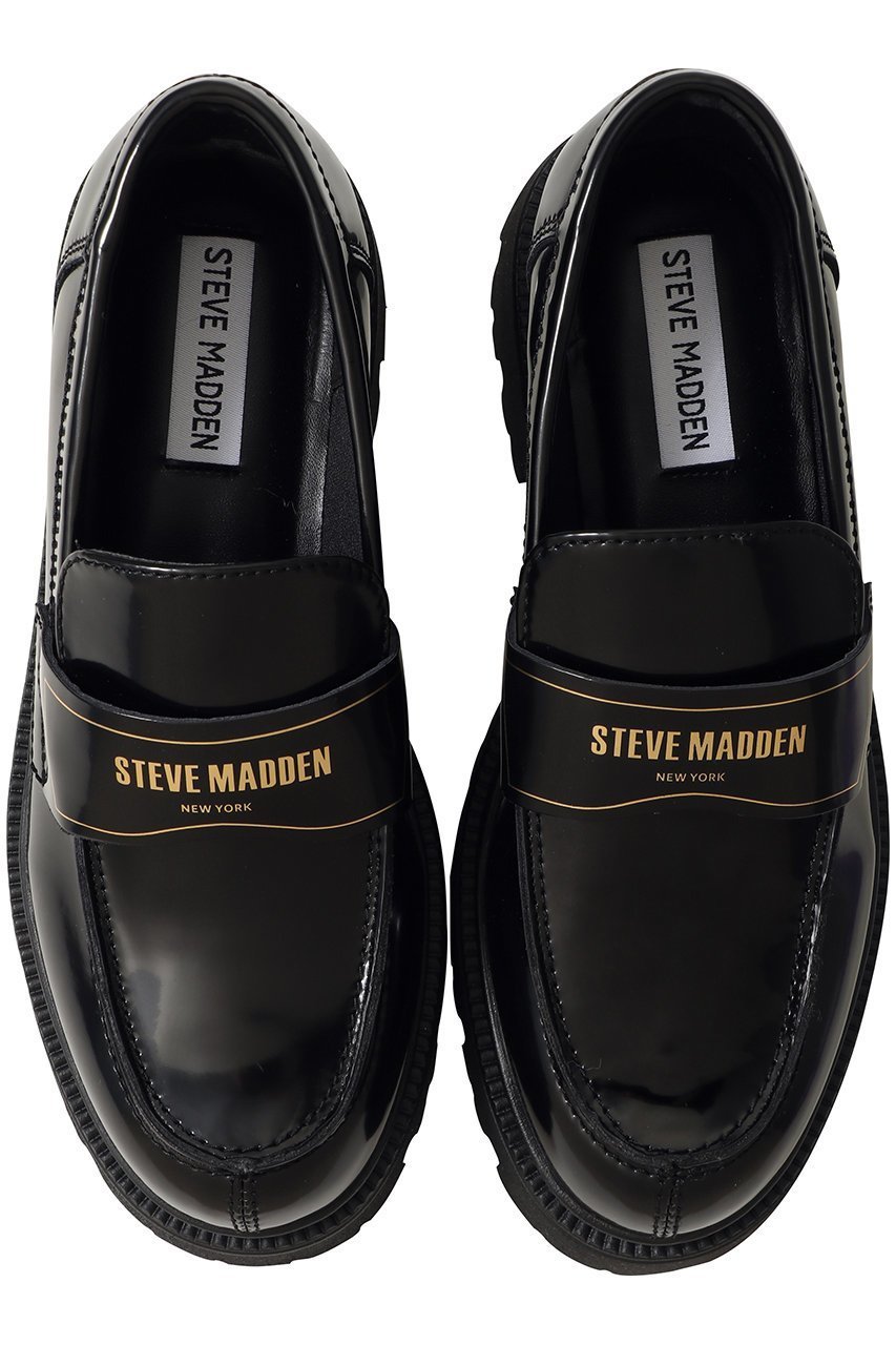 【スティーブマデン/STEVE MADDEN】のFILE-AWAY ロゴベルト厚底ローファー 人気、トレンドファッション・服の通販 founy(ファニー) 　ファッション　Fashion　レディースファッション　Fashion for Women　ベルト&ウエストマーク　Belts & Waist Accessories　クラシカル　Classical, Vintage-Inspired　クラシック　Classic, Timeless Style　シューズ　Shoes, Footwear　トレンド　Trend, Trending Now　バランス　Balance, Style Balance　フラット　Flat, Flat Shoes　ボックス　Boxy, Box Shape　ワイド　Wide, Wide Fit　厚底　Platform Shoes　other-4|ID: prp329100004769238 ipo3291000000035771953