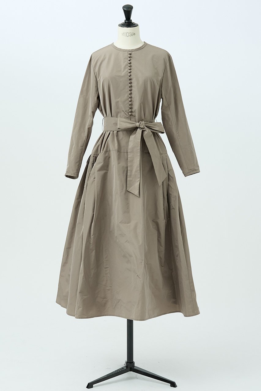 【デザイン ワークス/DESIGN WORKS】のフィット&フレアタフタワンピース 人気、トレンドファッション・服の通販 founy(ファニー) 　ファッション　Fashion　レディースファッション　Fashion for Women　ワンピース　Dresses　チュニック　Tunic Tops & Dresses　おすすめ　Recommended / Our Picks　アクセサリー　Fashion Accessories　エレガント 上品　Elegant　カーディガン　Cardigan, Knitwear　クラシカル　Classical, Vintage-Inspired　シューズ　Shoes, Footwear　タフタ　Taffeta, Structured Fabric　ダウン　Down, Puffer　チュニック　Tunic, Long Top　バランス　Balance, Style Balance　パール　Pearl, Pearl Accent　フィット　Fit, Slim Fit　フラット　Flat, Flat Shoes　リボン　Ribbon, Bow　ロング　Long, Long-Length　新作・新入荷　New Arrivals / New In　 other-1|ID: prp329100004769239 ipo3291000000034543784