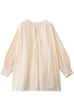 【プレインピープル/PLAIN PEOPLE】 コットンボイルガーゼタンブラースモックブラウス人気、トレンドファッション・服の通販 founy(ファニー) ファッション Fashion レディースファッション Fashion for Women トップス・カットソー Cut & Sew Tops シャツ・ブラウス・オフィスカジュアル Elegant Blouses & Button-Ups シンプル Simple, Minimal スリーブ Sleeve, Long Sleeve / Short Sleeve タンブラー Tumbler, Travel Mug ボトム Bottoms, Lower Wear リラックス Relax, Relaxed Fit ロング Long, Long-Length 新作・新入荷 New Arrivals / New In |ID:prp329100004769243