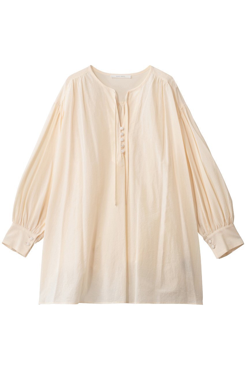 【プレインピープル/PLAIN PEOPLE】のコットンボイルガーゼタンブラースモックブラウス 人気、トレンドファッション・服の通販 founy(ファニー) 　ファッション　Fashion　レディースファッション　Fashion for Women　トップス・カットソー　Cut & Sew Tops　シャツ・ブラウス・オフィスカジュアル　Elegant Blouses & Button-Ups　シンプル　Simple, Minimal　スリーブ　Sleeve, Long Sleeve / Short Sleeve　タンブラー　Tumbler, Travel Mug　ボトム　Bottoms, Lower Wear　リラックス　Relax, Relaxed Fit　ロング　Long, Long-Length　 other-1|ID: prp329100004769243 ipo3291000000035626386