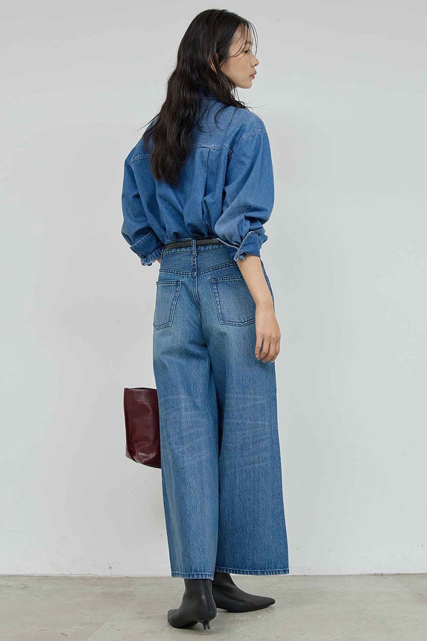 【ガリャルダガランテ/GALLARDAGALANTE】のセンタースウィッチデニム 人気、トレンドファッション・服の通販 founy(ファニー) ファッション Fashion レディースファッション Fashion for Women パンツ Pants & Trousers デニムパンツ・ジーンズ・美脚デニム Denim Jeans & Pants スタイリッシュ Stylish, Fashionable デニム Denim, Jeans Material バランス Balance, Style Balance リラックス Relax, Relaxed Fit ワイド Wide, Wide Fit エレガント 上品 Elegant 新作・新入荷 New Arrivals / New In other-4|ID: prp329100004769245 ipo3291000000034543839