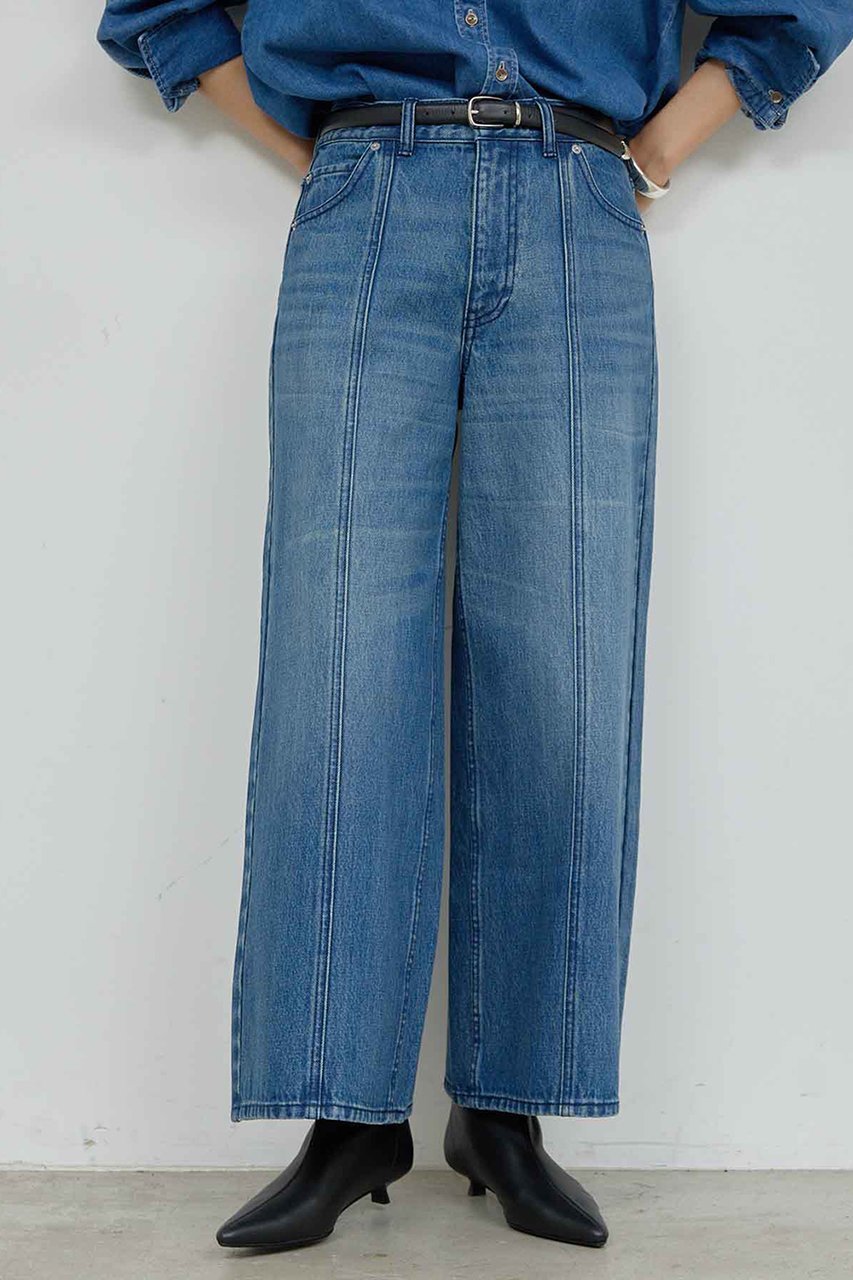 【ガリャルダガランテ/GALLARDAGALANTE】のセンタースウィッチデニム 人気、トレンドファッション・服の通販 founy(ファニー) ファッション Fashion レディースファッション Fashion for Women パンツ Pants & Trousers デニムパンツ・ジーンズ・美脚デニム Denim Jeans & Pants スタイリッシュ Stylish, Fashionable デニム Denim, Jeans Material バランス Balance, Style Balance リラックス Relax, Relaxed Fit ワイド Wide, Wide Fit エレガント 上品 Elegant 新作・新入荷 New Arrivals / New In other-5|ID: prp329100004769245 ipo3291000000034543840