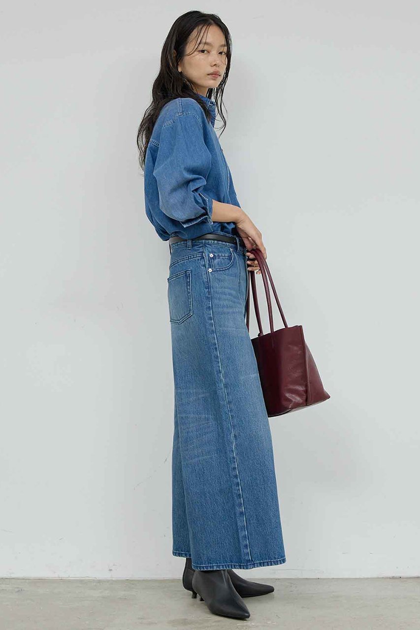 【ガリャルダガランテ/GALLARDAGALANTE】のセンタースウィッチデニム 人気、トレンドファッション・服の通販 founy(ファニー) ファッション Fashion レディースファッション Fashion for Women パンツ Pants & Trousers デニムパンツ・ジーンズ・美脚デニム Denim Jeans & Pants スタイリッシュ Stylish, Fashionable デニム Denim, Jeans Material バランス Balance, Style Balance リラックス Relax, Relaxed Fit ワイド Wide, Wide Fit エレガント 上品 Elegant 再入荷 Restock / Back in Stock other-3|ID: prp329100004769245 ipo3291000000035771990