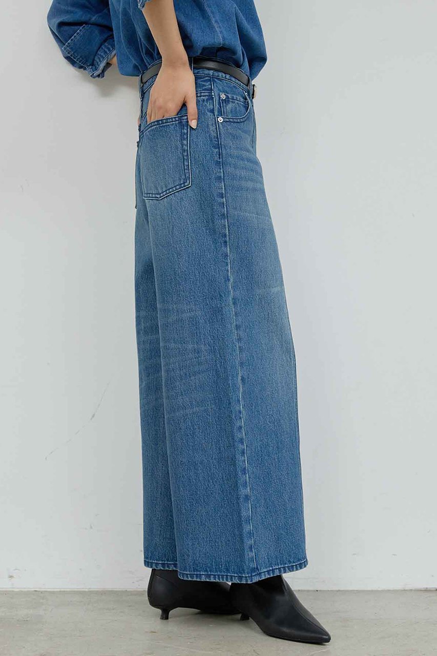 【ガリャルダガランテ/GALLARDAGALANTE】のセンタースウィッチデニム 人気、トレンドファッション・服の通販 founy(ファニー) ファッション Fashion レディースファッション Fashion for Women パンツ Pants & Trousers デニムパンツ・ジーンズ・美脚デニム Denim Jeans & Pants スタイリッシュ Stylish, Fashionable デニム Denim, Jeans Material バランス Balance, Style Balance リラックス Relax, Relaxed Fit ワイド Wide, Wide Fit エレガント 上品 Elegant 再入荷 Restock / Back in Stock other-6|ID: prp329100004769245 ipo3291000000035771994