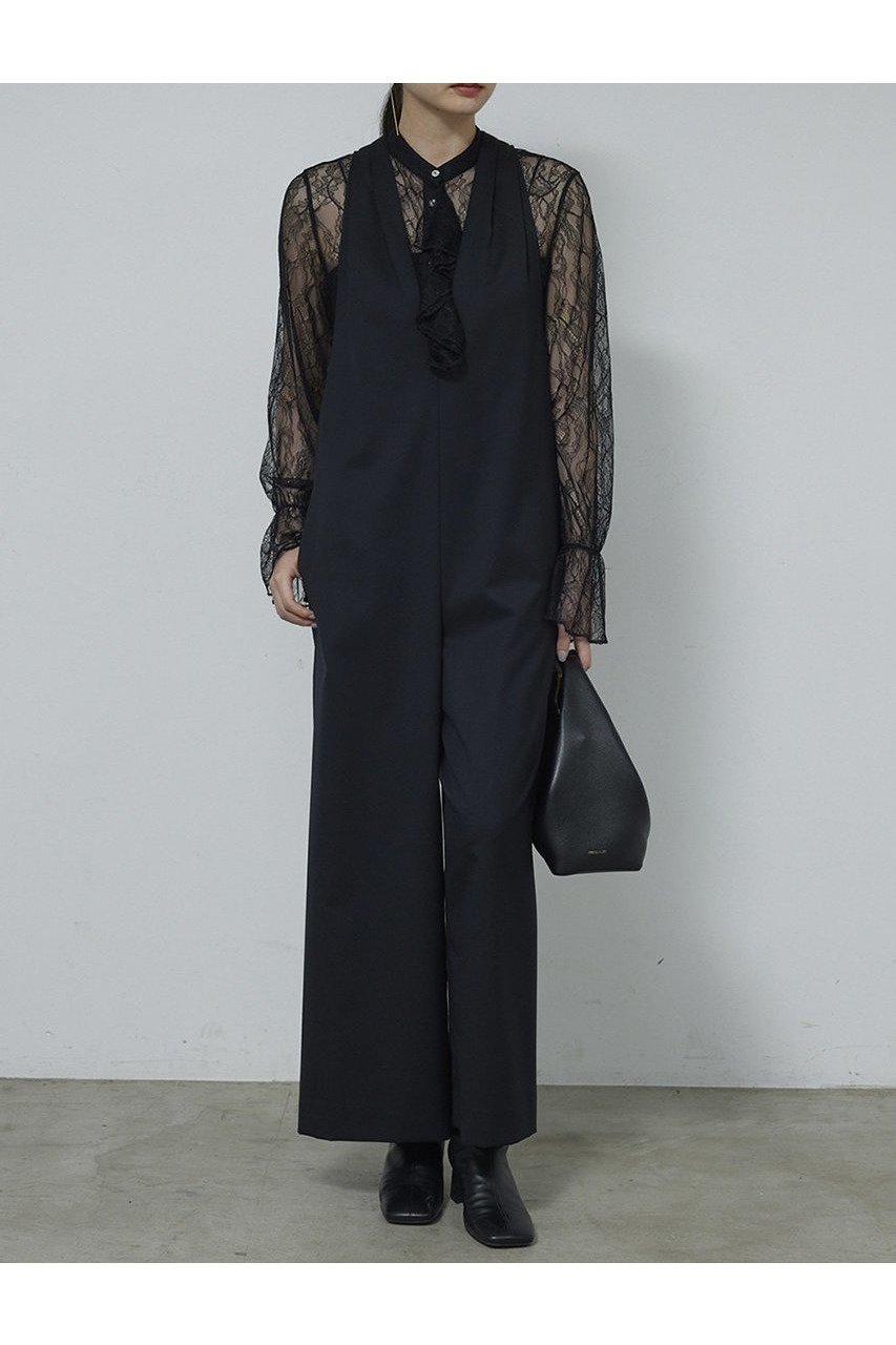 【ガリャルダガランテ/GALLARDAGALANTE】の梳毛オールインワン インテリア・キッズ・メンズ・レディースファッション・服の通販 founy(ファニー) ファッション Fashion レディースファッション Fashion for Women パンツ Pants & Trousers インナー Innerwear サイドジップ Side Zip, Side Zipper スタイリッシュ Stylish, Fashionable エレガント 上品 Elegant 新作・新入荷 New Arrivals / New In 楽ちん Easy Fit, Comfortable ブラック|ID: prp329100004769246 ipo3291000000034543849