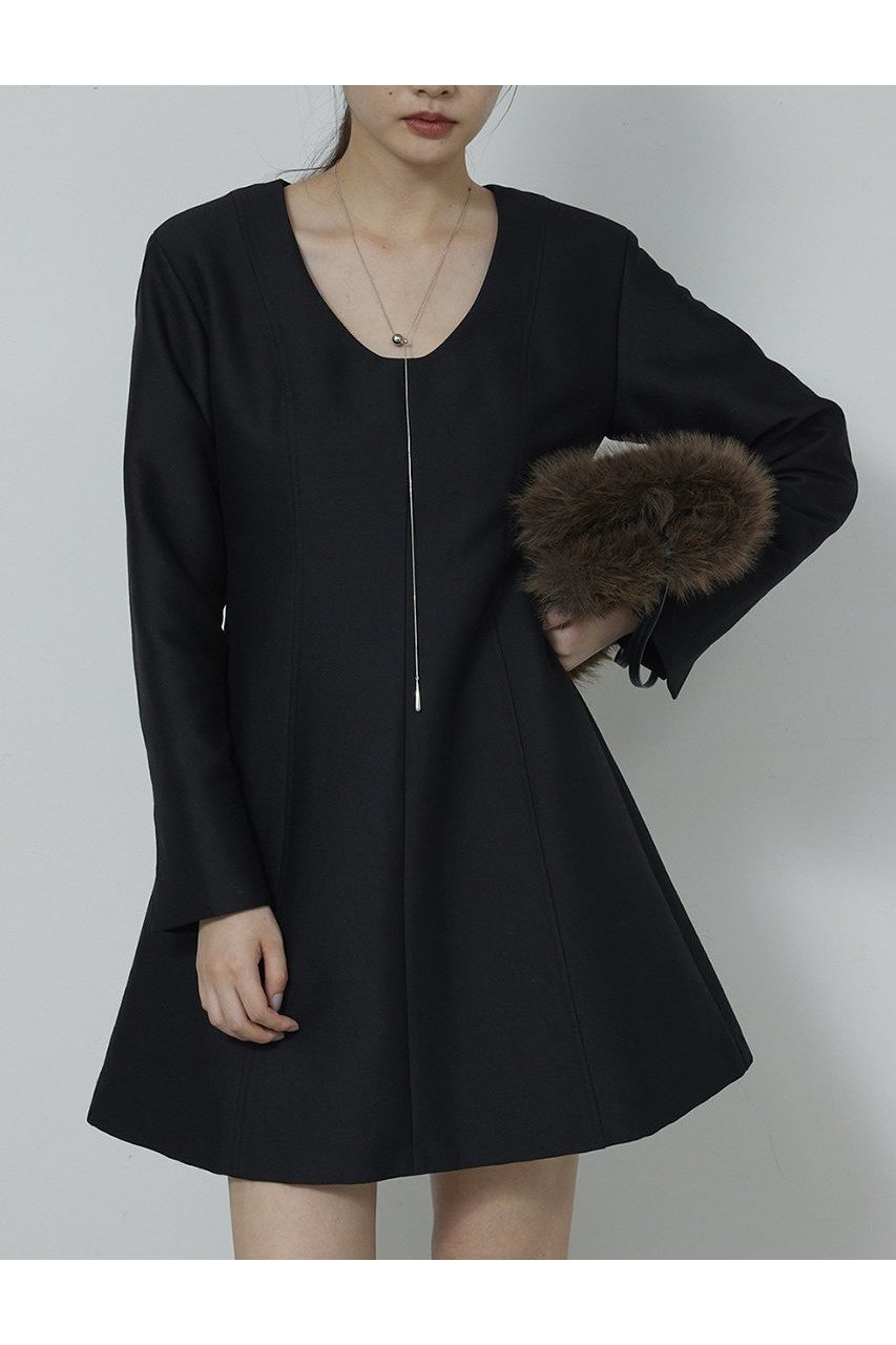 【ガリャルダガランテ/GALLARDAGALANTE】のフレアミニワンピース インテリア・キッズ・メンズ・レディースファッション・服の通販 founy(ファニー) ファッション Fashion レディースファッション Fashion for Women ワンピース Dresses チュニック Tunic Tops & Dresses タイツ Tights, Legwear タートルネック Turtleneck, High Neck チュニック Tunic, Long Top フレア Flare, Flared ロング Long, Long-Length 新作・新入荷 New Arrivals / New In 長袖 Long Sleeve, Full Sleeve ブラック|ID: prp329100004769248 ipo3291000000034543865