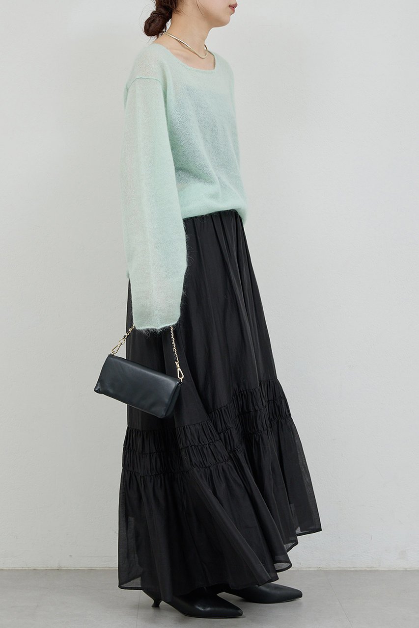 【ガリャルダガランテ/GALLARDAGALANTE】のシアーモヘアプルオーバー 人気、トレンドファッション・服の通販 founy(ファニー) 　ファッション　Fashion　レディースファッション　Fashion for Women　トップス・カットソー　Cut & Sew Tops　ニット　Knit Tops & Sweaters　カジュアルプルオーバー・ニットトップス　Pullovers & Knit Tops / Casual Pullovers　シアー　Sheer, See-Through　新作・新入荷　New Arrivals / New In　other-3|ID: prp329100004769250 ipo3291000000034543895