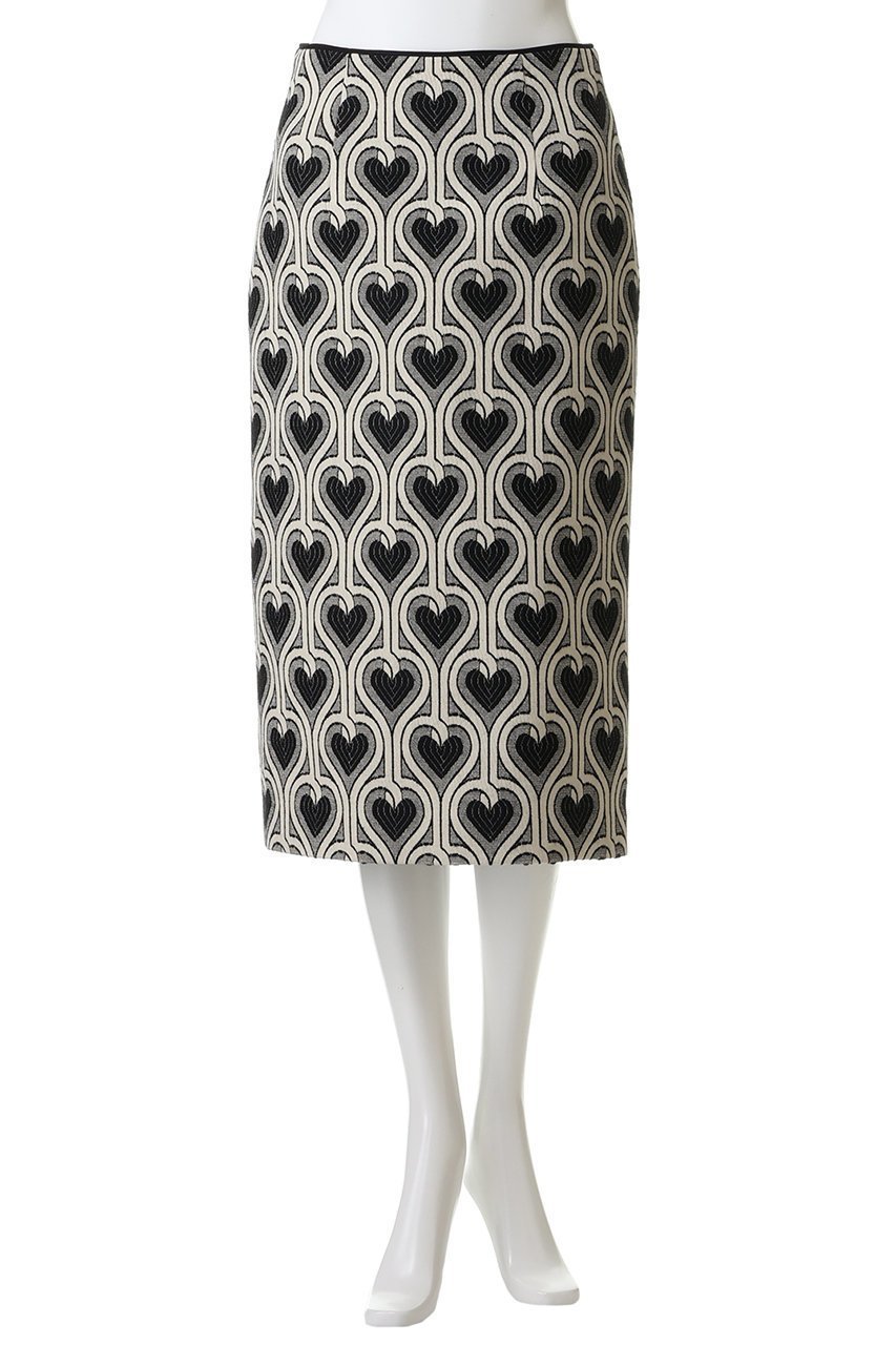 【アルアバイル/allureville】の【Loulou Willoughby】NEONハートJQタイトスカート 人気、トレンドファッション・服の通販 founy(ファニー) ファッション Fashion レディースファッション Fashion for Women スカート Skirts ジャカード/ジャガード Jacquard, Woven Pattern タイトスカート Pencil Skirt, Tight Skirt モノトーン Monotone, Black and White ロング Long, Long-Length 新作・新入荷 New Arrivals / New In other-2|ID: prp329100004769255 ipo3291000000034543942
