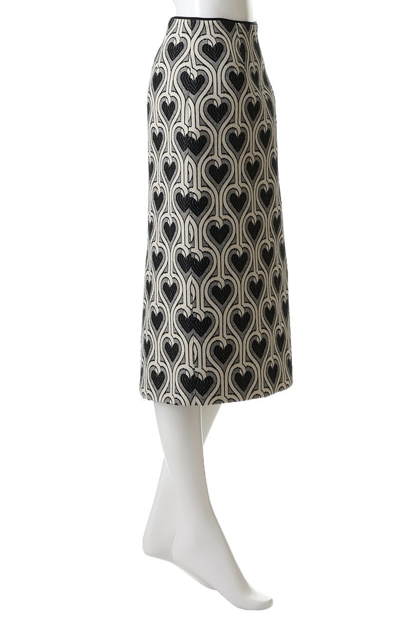 【アルアバイル/allureville】の【Loulou Willoughby】NEONハートJQタイトスカート 人気、トレンドファッション・服の通販 founy(ファニー) ファッション Fashion レディースファッション Fashion for Women スカート Skirts ジャカード/ジャガード Jacquard, Woven Pattern タイトスカート Pencil Skirt, Tight Skirt モノトーン Monotone, Black and White ロング Long, Long-Length other-3|ID: prp329100004769255 ipo3291000000035455436