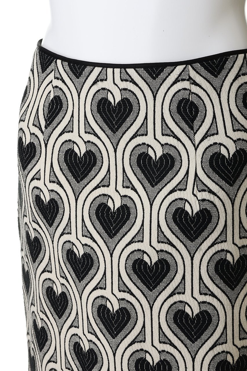 【アルアバイル/allureville】の【Loulou Willoughby】NEONハートJQタイトスカート 人気、トレンドファッション・服の通販 founy(ファニー) ファッション Fashion レディースファッション Fashion for Women スカート Skirts ジャカード/ジャガード Jacquard, Woven Pattern タイトスカート Pencil Skirt, Tight Skirt モノトーン Monotone, Black and White ロング Long, Long-Length other-5|ID: prp329100004769255 ipo3291000000035455439