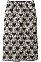 【アルアバイル/allureville】の【Loulou Willoughby】NEONハートJQタイトスカート ホワイト系|ID: prp329100004769255 ipo3291000000036077132