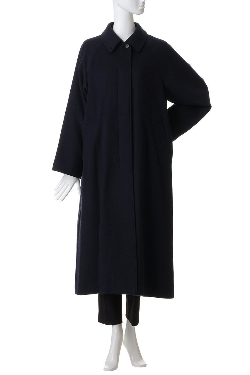 【ミズイロ インド/mizuiro ind】のwool blend balmacaan coat コート 人気、トレンドファッション・服の通販 founy(ファニー) 　ファッション　Fashion　レディースファッション　Fashion for Women　アウター　Coat / Outerwear Collection　コート・ロングコート・ピーコート　Long Coats, Peacoats & More　ハイネック　High Neck, Mock Neck　フロント　Front, Front Design　ロング　Long, Long-Length　エレガント 上品　Elegant　新作・新入荷　New Arrivals / New In　other-2|ID: prp329100004769256 ipo3291000000034543955