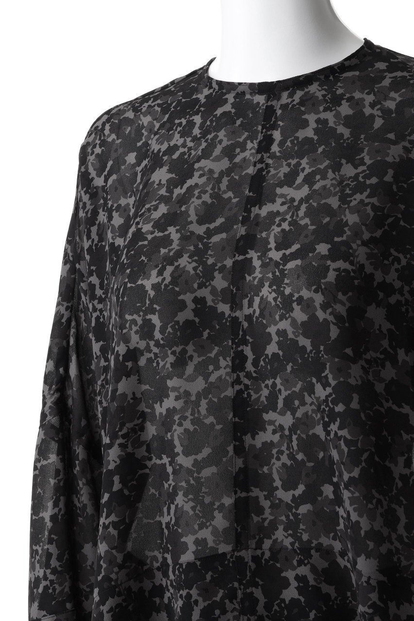 【ミズイロ インド/mizuiro ind】のflower print wide P/O プルオーバー 人気、トレンドファッション・服の通販 founy(ファニー) 　ファッション　Fashion　レディースファッション　Fashion for Women　トップス・カットソー　Cut & Sew Tops　シャツ・ブラウス・オフィスカジュアル　Elegant Blouses & Button-Ups　カジュアルプルオーバー・ニットトップス　Pullovers & Knit Tops / Casual Pullovers　エアリー　Airy Texture　スリーブ　Sleeve, Long Sleeve / Short Sleeve　プリント　Print, Printed Pattern　ロング　Long, Long-Length　ワイド　Wide, Wide Fit　エレガント 上品　Elegant　定番　Standard, Basic Item　新作・新入荷　New Arrivals / New In　無地　Plain, Solid Color　other-5|ID: prp329100004769258 ipo3291000000034543999