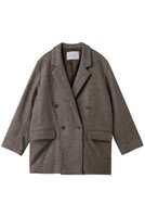 【ミディウミソリッド/MIDIUMISOLID】のdouble breasted tweed JK ジャケット 人気、トレンドファッション・服の通販 founy(ファニー) ファッション Fashion レディースファッション Fashion for Women アウター Coat / Outerwear Collection レディースジャケット・軽アウター Jackets ジャケット Jacket, Outerwear スラックス Slacks, Dress Pants ダウン Down, Puffer ツイード Twill, Twill Weave デニム Denim, Jeans Material マニッシュ Mannish, Boyish エレガント 上品 Elegant 新作・新入荷 New Arrivals / New In |ID:prp329100004769261