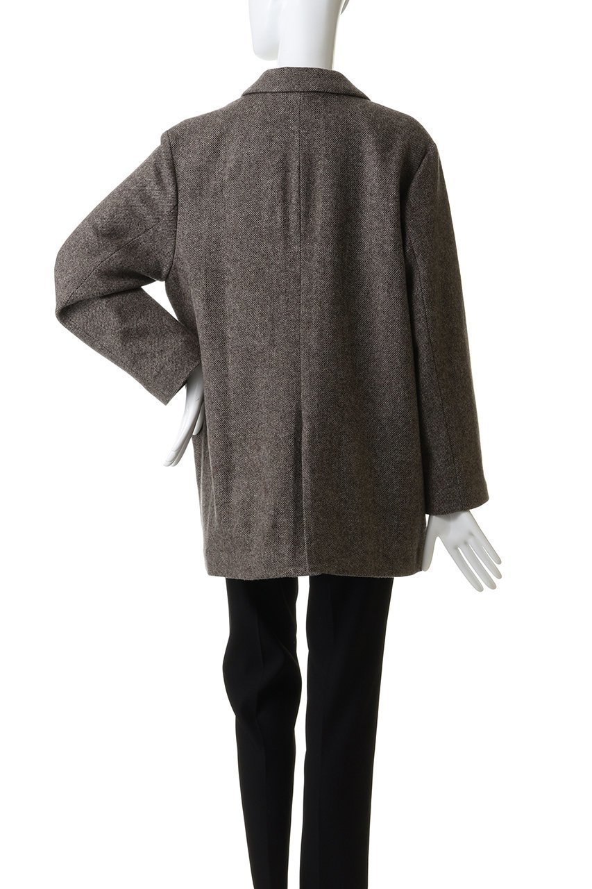 【ミディウミソリッド/MIDIUMISOLID】のdouble breasted tweed JK ジャケット 人気、トレンドファッション・服の通販 founy(ファニー) 　ファッション　Fashion　レディースファッション　Fashion for Women　アウター　Coat / Outerwear Collection　レディースジャケット・軽アウター　Jackets　ジャケット　Jacket, Outerwear　スラックス　Slacks, Dress Pants　ダウン　Down, Puffer　ツイード　Twill, Twill Weave　デニム　Denim, Jeans Material　マニッシュ　Mannish, Boyish　エレガント 上品　Elegant　新作・新入荷　New Arrivals / New In　other-4|ID: prp329100004769261 ipo3291000000034544035