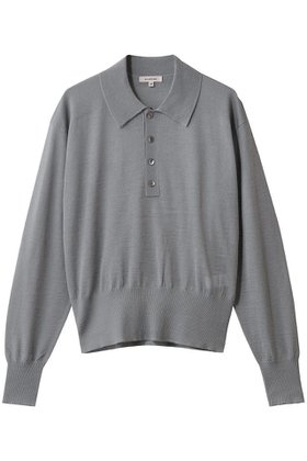 【ブラミンク/BLAMINK】 18Gレギュラーカラーロングスリーブニット人気、トレンドファッション・服の通販 founy(ファニー) ファッション Fashion レディースファッション Fashion for Women トップス・カットソー Cut & Sew Tops ニット Knit Tops & Sweaters カジュアルプルオーバー・ニットトップス Pullovers & Knit Tops / Casual Pullovers シアー Sheer, See-Through シンプル Simple, Minimal トレンド Trend, Trending Now バランス Balance, Style Balance 新作・新入荷 New Arrivals / New In A/W・秋冬 Autumn/Winter |ID:prp329100004769266