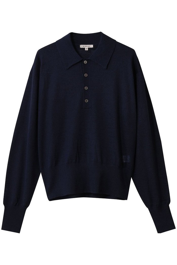 【ブラミンク/BLAMINK】の18Gレギュラーカラーロングスリーブニット インテリア・キッズ・メンズ・レディースファッション・服の通販 founy(ファニー) https://founy.com/ ファッション Fashion レディースファッション Fashion for Women トップス・カットソー Cut & Sew Tops ニット Knit Tops & Sweaters カジュアルプルオーバー・ニットトップス Pullovers & Knit Tops / Casual Pullovers シアー Sheer, See-Through シンプル Simple, Minimal トレンド Trend, Trending Now バランス Balance, Style Balance 新作・新入荷 New Arrivals / New In A/W・秋冬 Autumn/Winter |ID: prp329100004769266 ipo3291000000034544084