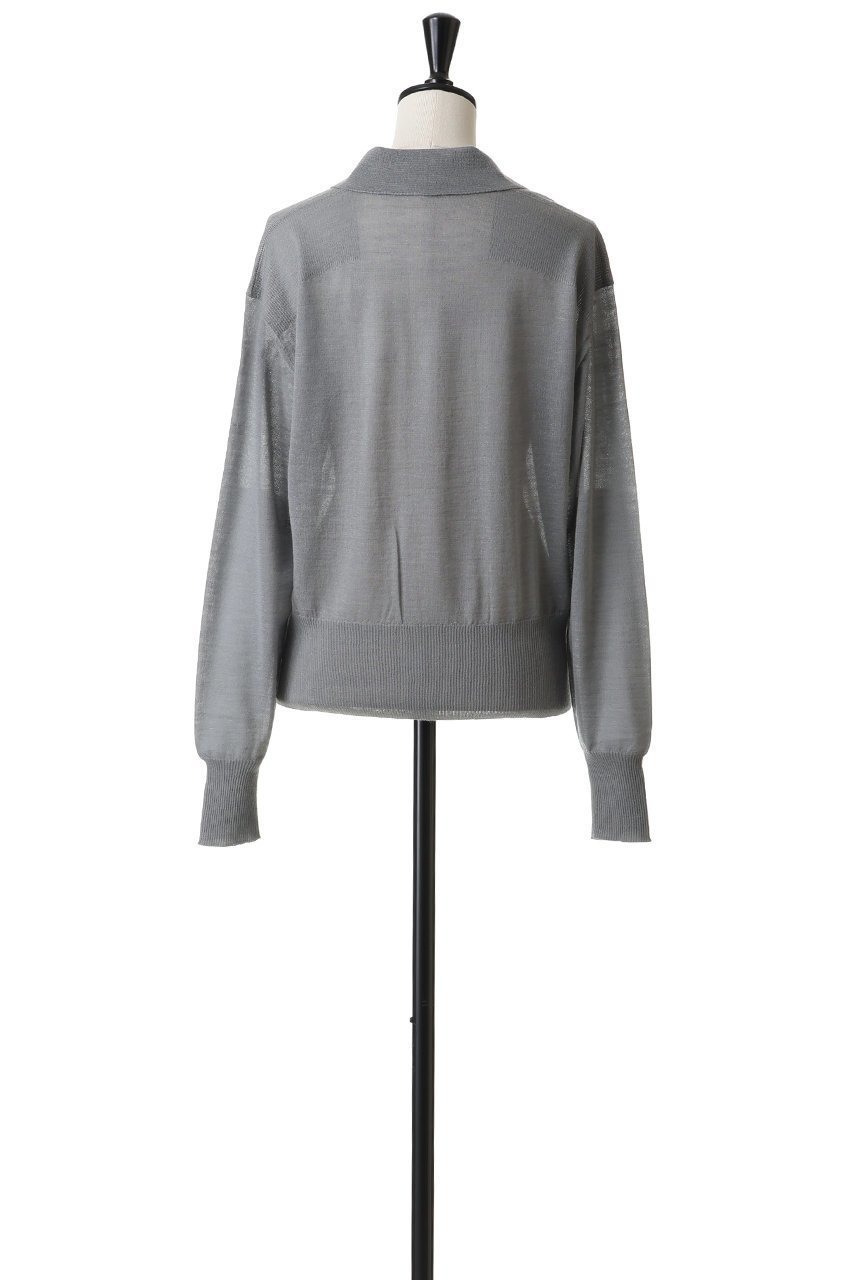 【ブラミンク/BLAMINK】の18Gレギュラーカラーロングスリーブニット 人気、トレンドファッション・服の通販 founy(ファニー) 　ファッション　Fashion　レディースファッション　Fashion for Women　トップス・カットソー　Cut & Sew Tops　ニット　Knit Tops & Sweaters　カジュアルプルオーバー・ニットトップス　Pullovers & Knit Tops / Casual Pullovers　シアー　Sheer, See-Through　シンプル　Simple, Minimal　トレンド　Trend, Trending Now　バランス　Balance, Style Balance　新作・新入荷　New Arrivals / New In　A/W・秋冬　Autumn/Winter　other-4|ID: prp329100004769266 ipo3291000000034544090