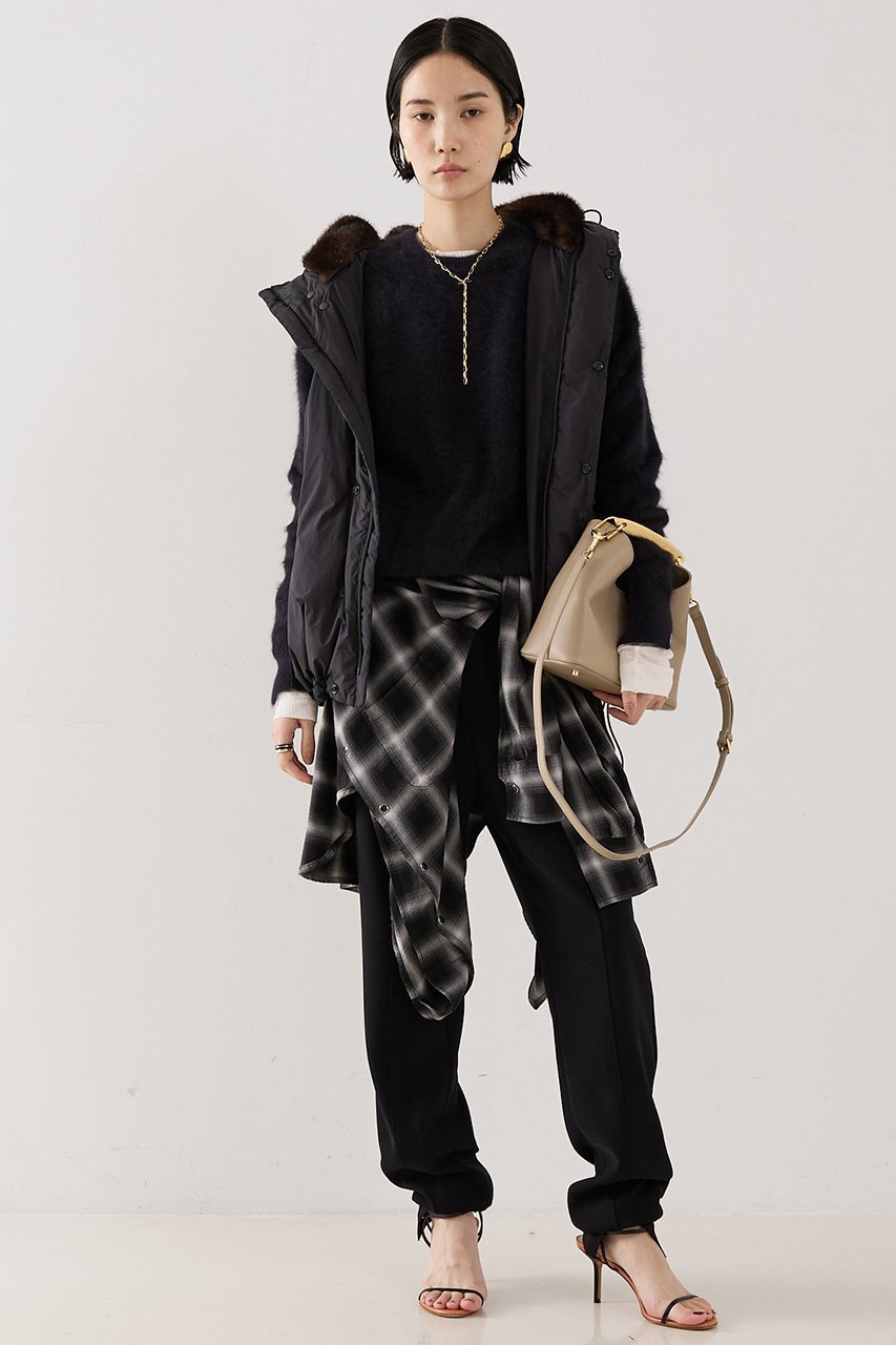 【ザ ストア バイ シー/THE STORE by C】の【REMI RELIEF】【別注】レーヨンツイルチェックシャツ 人気、トレンドファッション・服の通販 founy(ファニー) ファッション Fashion レディースファッション Fashion for Women トップス・カットソー Cut & Sew Tops シャツ・ブラウス・オフィスカジュアル Elegant Blouses & Button-Ups ウォッシュ Washed Finish カフス Cuff Design スリット Slit, Slit Detail スリーブ Sleeve, Long Sleeve / Short Sleeve チェック Check, Plaid, Tartan ドット Polka Dot, Dot Pattern ポケット Pocket, Pocket Detail ロング Long, Long-Length エレガント 上品 Elegant 別注 Limited Edition, Custom Order 新作・新入荷 New Arrivals / New In other-7|ID: prp329100004769273 ipo3291000000034544167