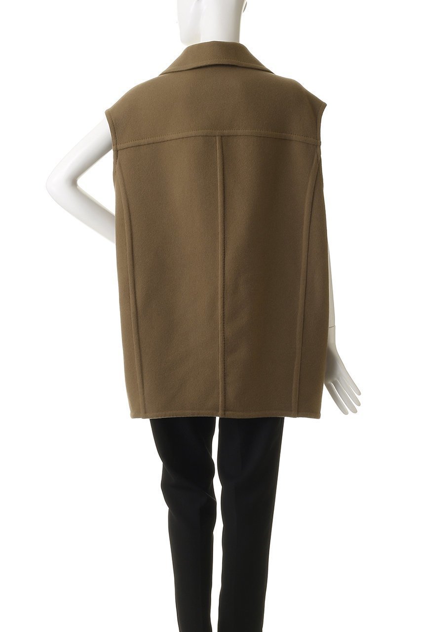 【ザ ストア バイ シー/THE STORE by C】の【COCUCA】リバーPコートベスト 人気、トレンドファッション・服の通販 founy(ファニー) 　ファッション　Fashion　レディースファッション　Fashion for Women　アウター　Coat / Outerwear Collection　コート・ロングコート・ピーコート　Long Coats, Peacoats & More　Pコート　Pea Coats　おすすめ　Recommended / Our Picks　ショート　Short, Short Length　ノースリーブ　Sleeveless, No-Sleeve　ベスト　Vest, Waistcoat　メルトン　Melton, Heavy Wool　ヨーク　Yoke, Yoke Design　ロング　Long, Long-Length　冬　Winter / This Winter　別注　Limited Edition, Custom Order　秋　Autumn　A/W・秋冬　Autumn/Winter　other-4|ID: prp329100004769274 ipo3291000000035772160